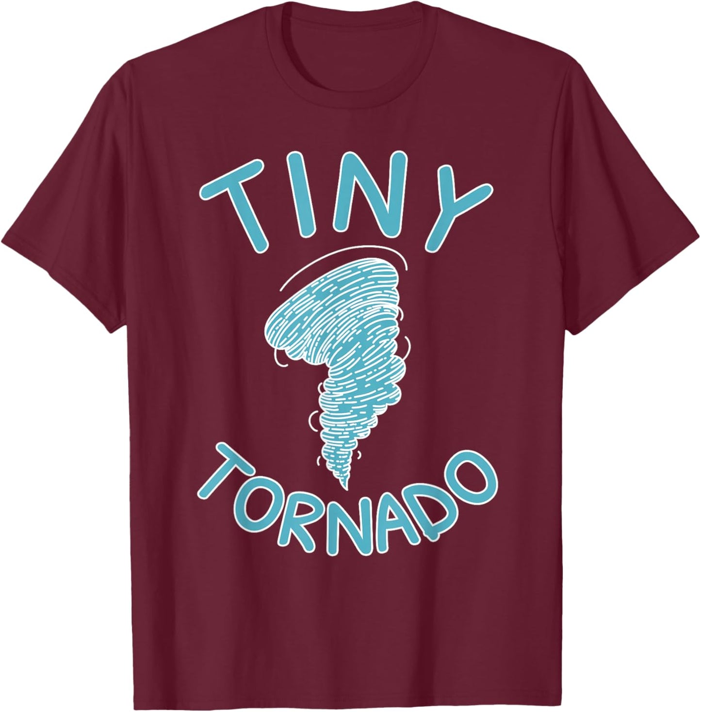 Storm Chasing Boy - Tiny Tornado T-Shirt - T-Shirt | Maroon