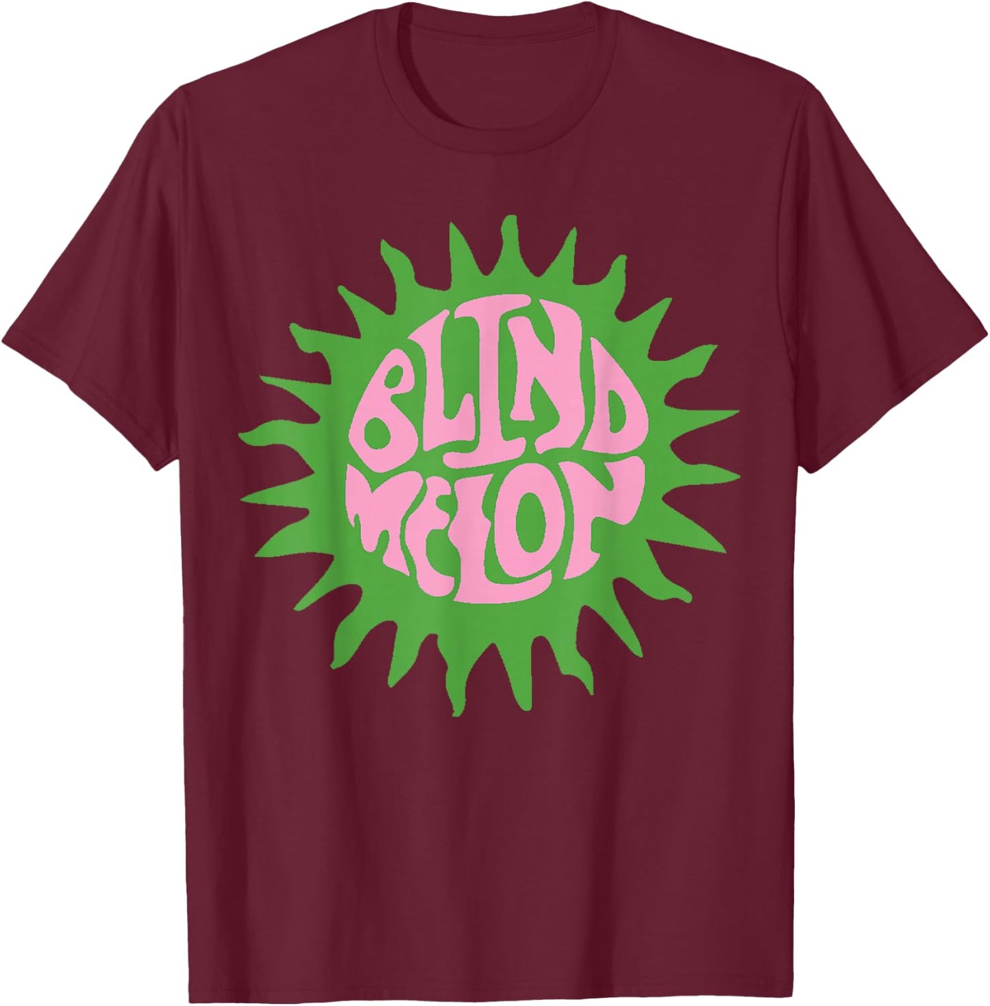 Blind Melon - Logo Sun T-Shirt - T-Shirt | Maroon