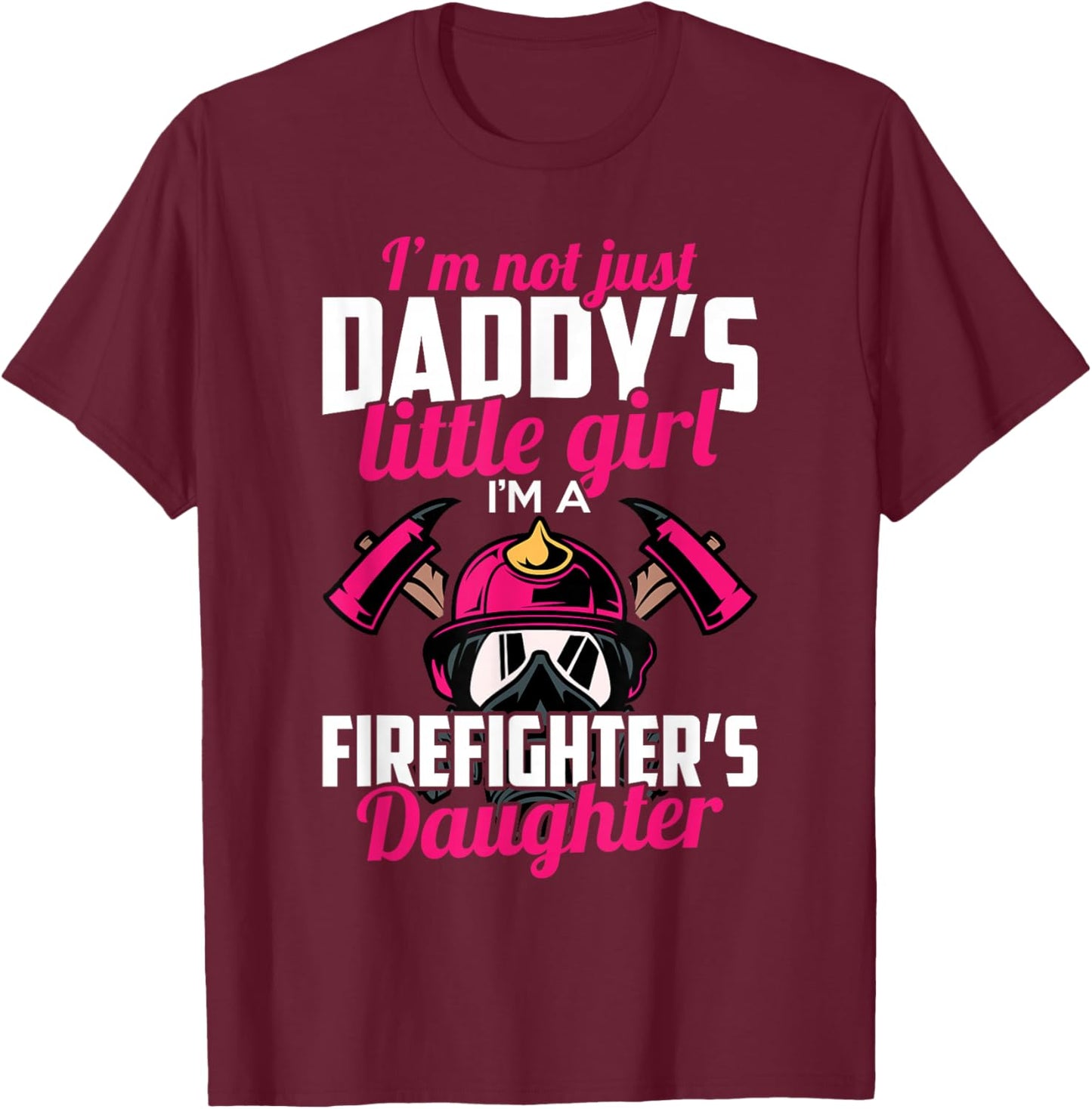 Firefighter Daughter Design for Kids Firefighter Toddler T-Shirt - T-Shirt | Maroon