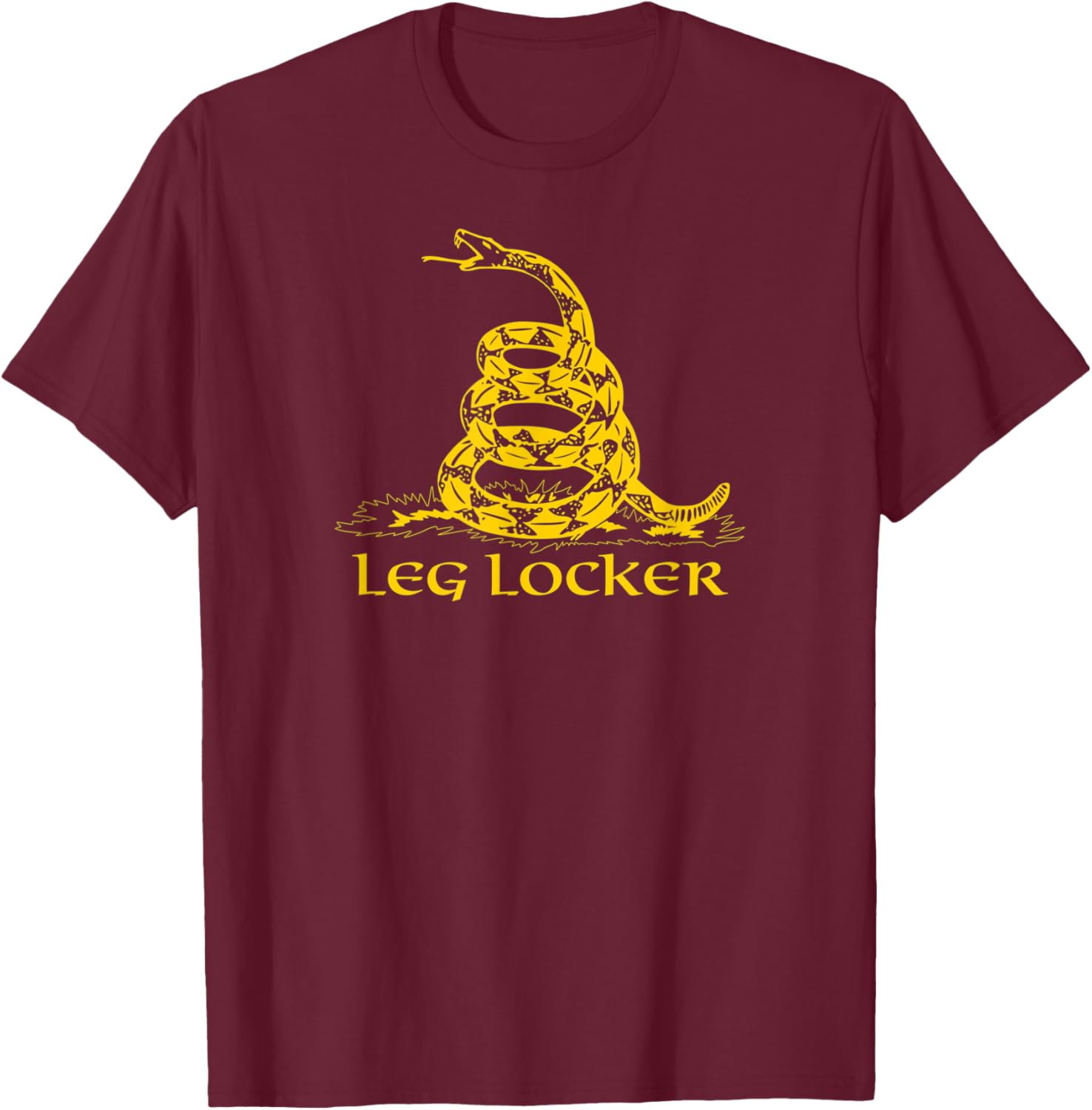 Leg Locker Rattlesnake T-Shirt - T-Shirt | Maroon