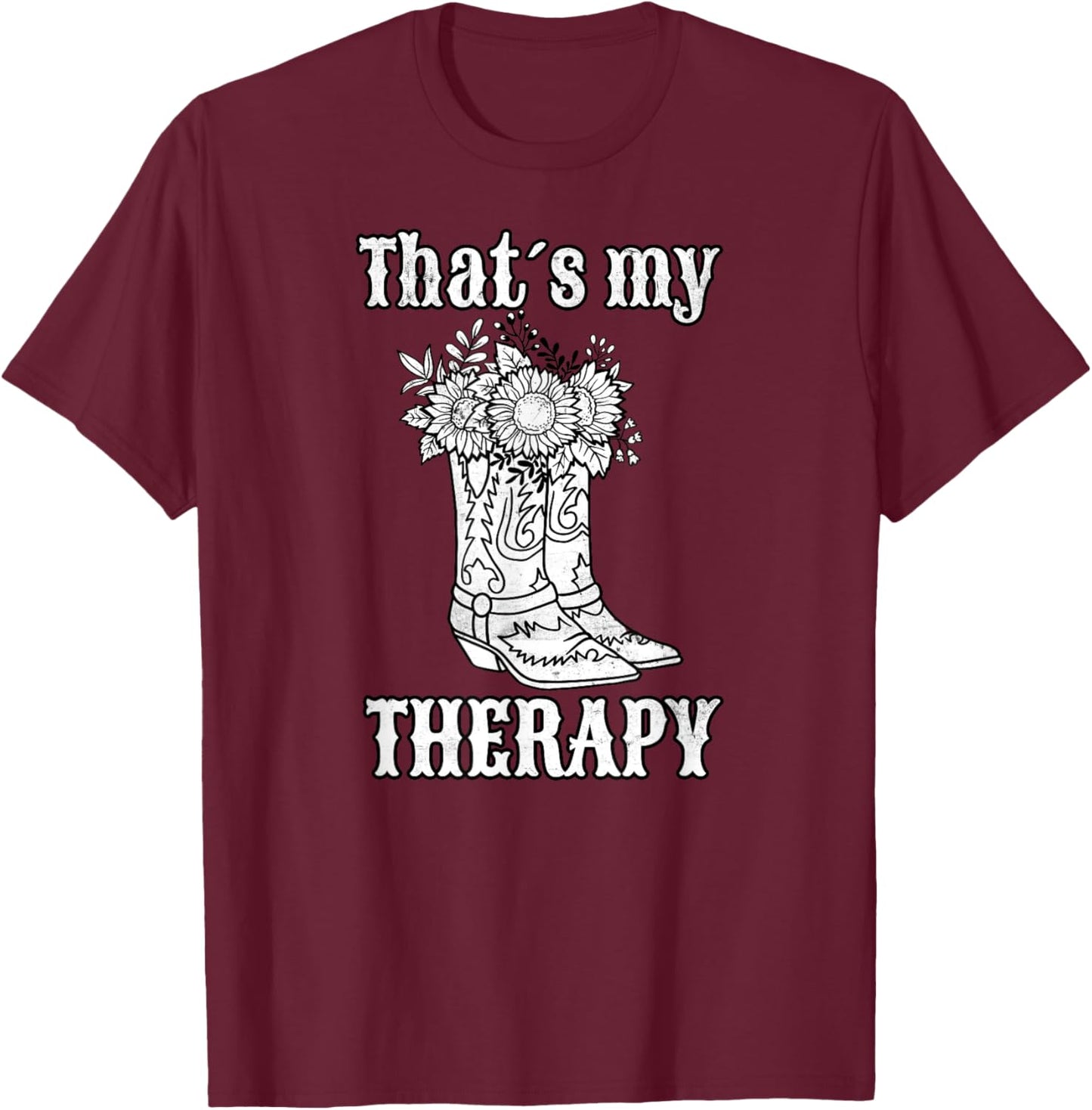 Western Riding Western Rider Riding Cowgirl Retro Vintage T-Shirt - T-Shirt | Maroon