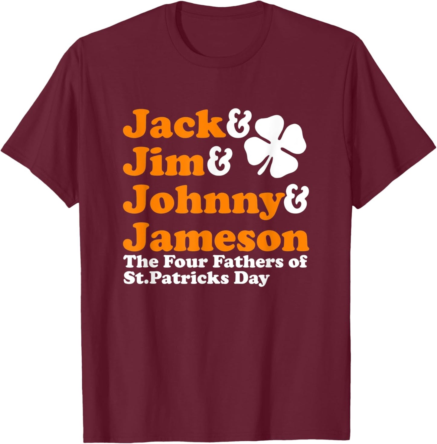 Funny St. Patricks Day Drinking T-Shirt - T-Shirt | Maroon