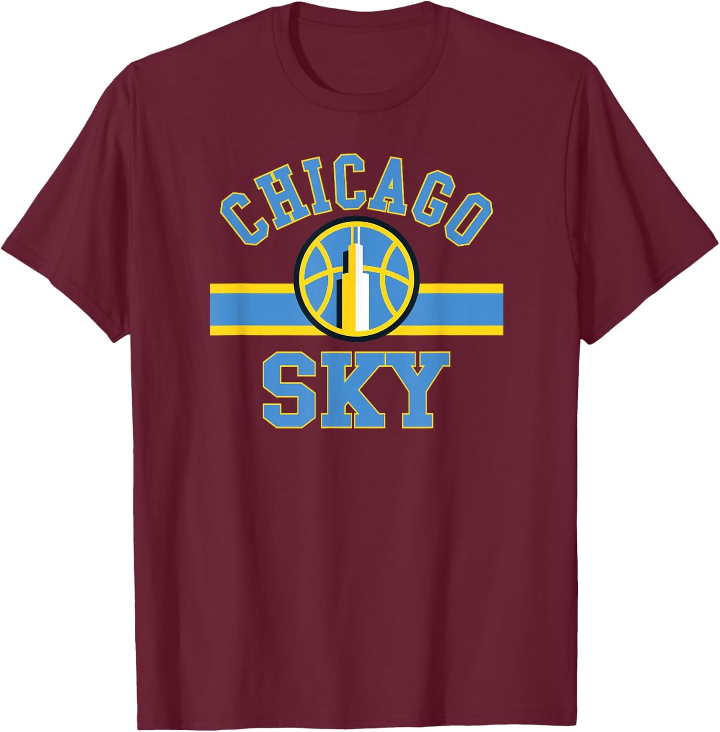WNBA Chicago Sky Downtown T-Shirt - T-Shirt | Maroon