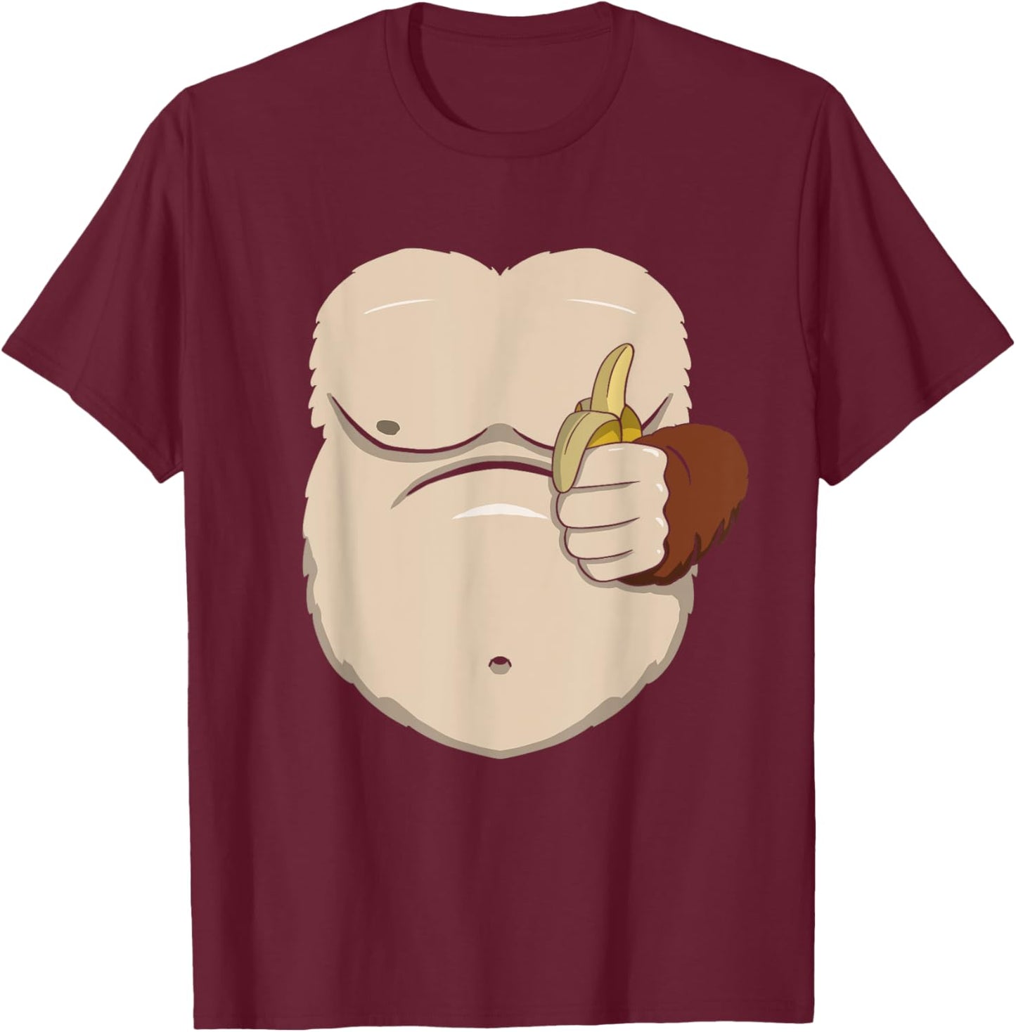 Funny Monkey Shirt , Women, Kids and Toddlers T-Shirt - T-Shirt | Maroon