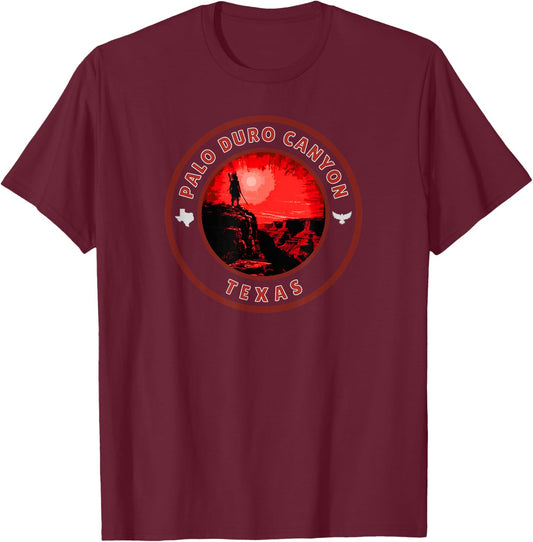 Palo Duro Canyon Texas T-Shirt - T-Shirt | Maroon