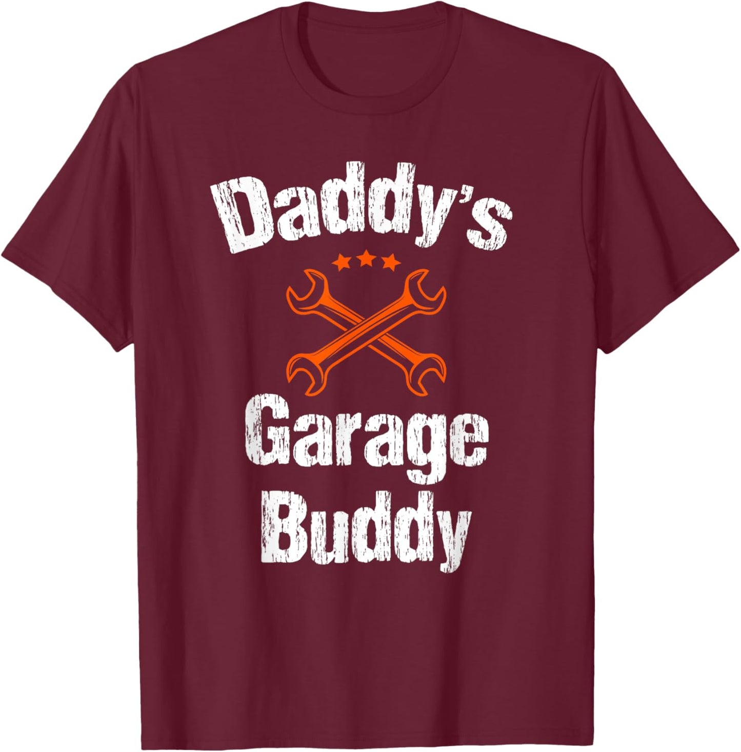 daddy's garage buddy Funny Kid's T-Shirt - T-Shirt | Maroon