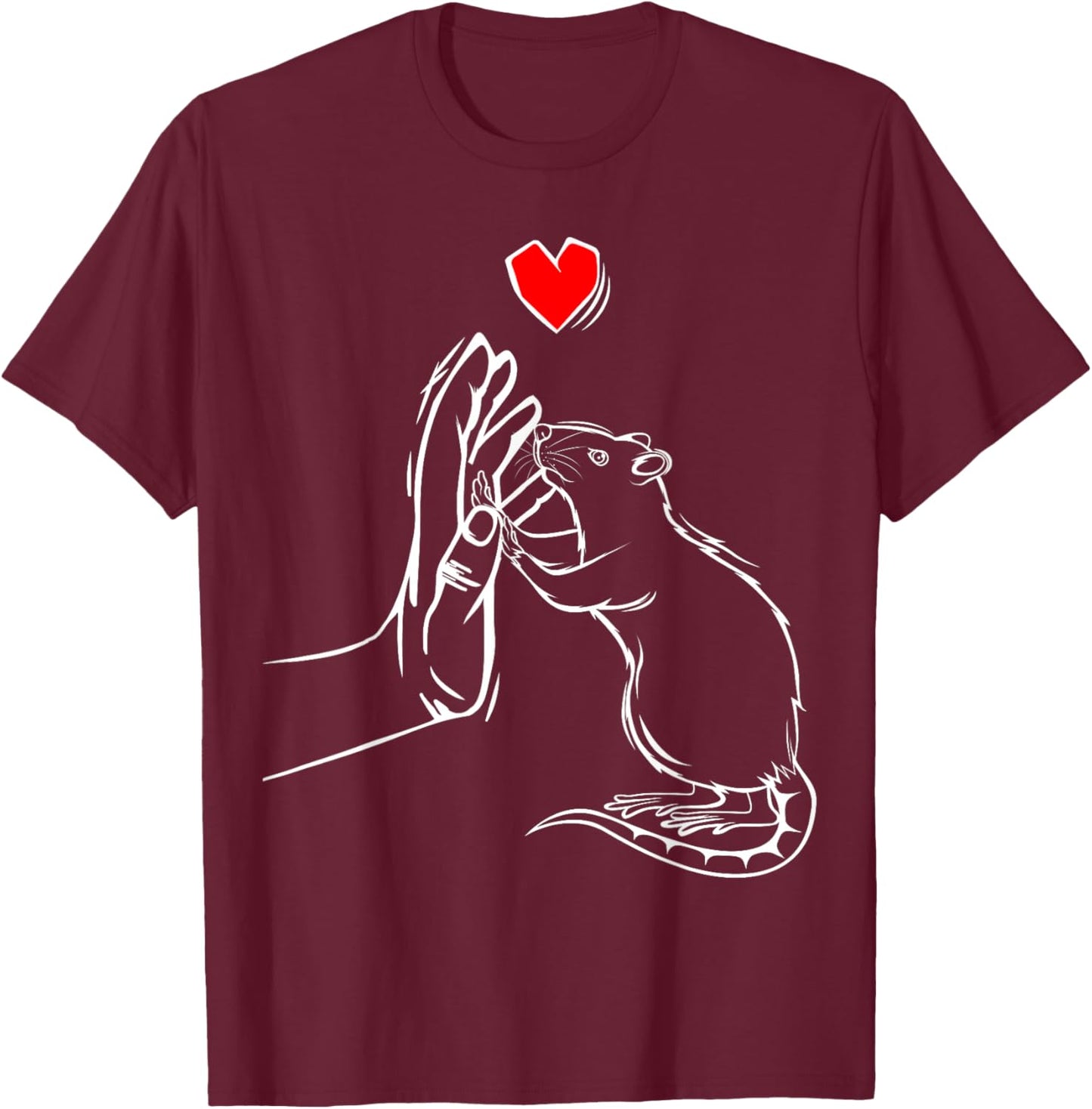 Rats House Rat Kids Girls Boys T-Shirt - T-Shirt | Maroon