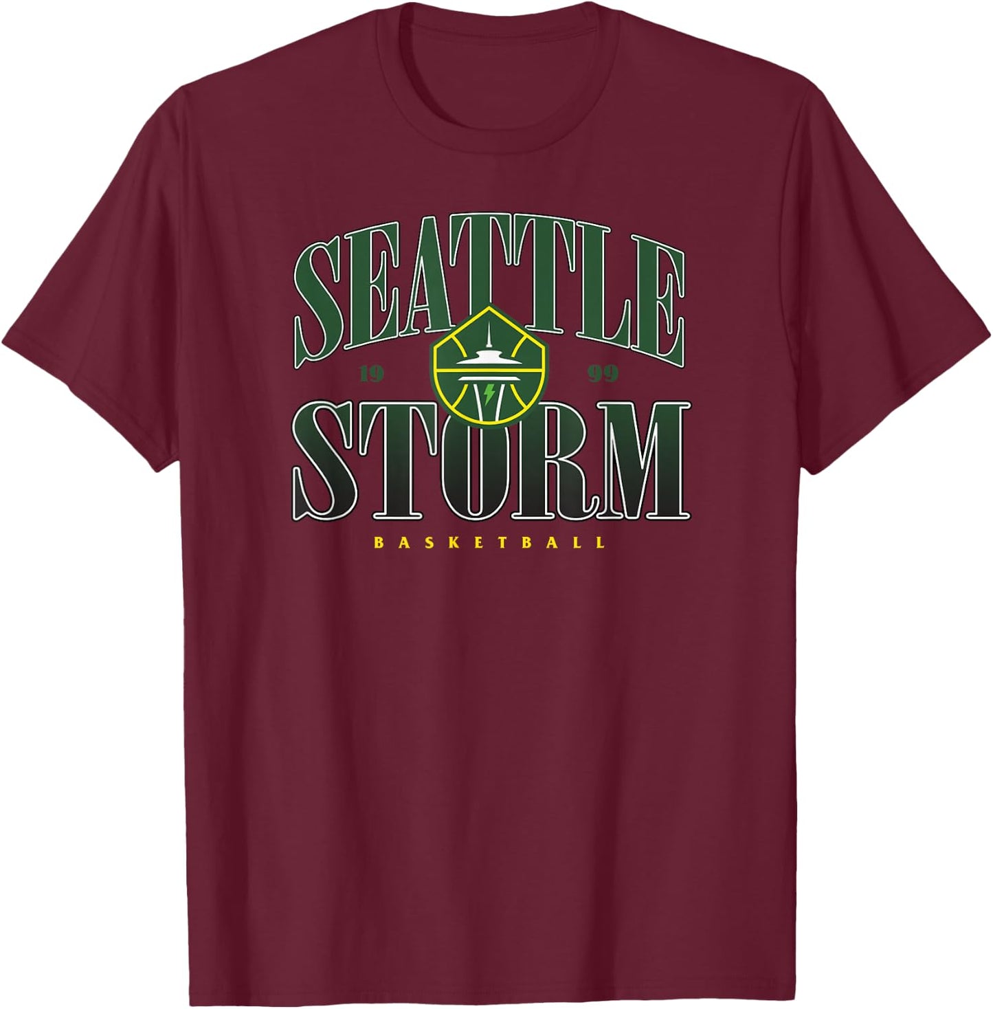 WNBA Seattle Storm Courtside T-Shirt - T-Shirt | Maroon