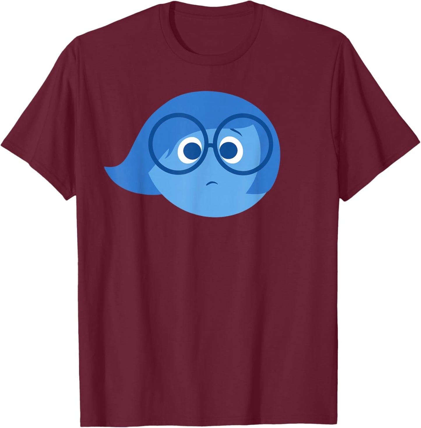 Disney and Pixar’s Inside Out Sadness Blue T-Shirt - T-Shirt | Maroon