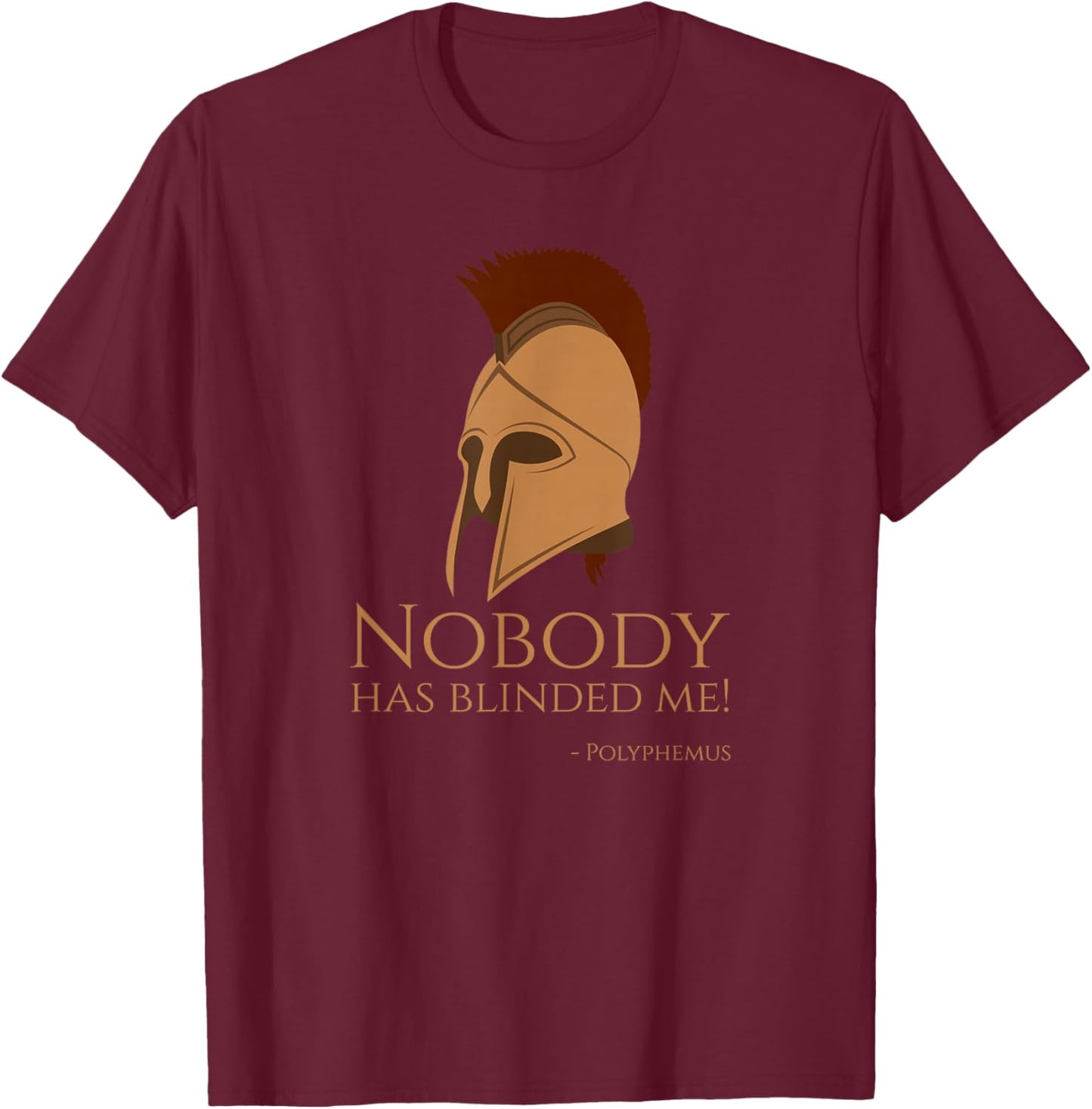 Ancient Greek Mythology & Trojan War History Gifts -Adults Black Small Modern T-Shirt - T-Shirt | Maroon