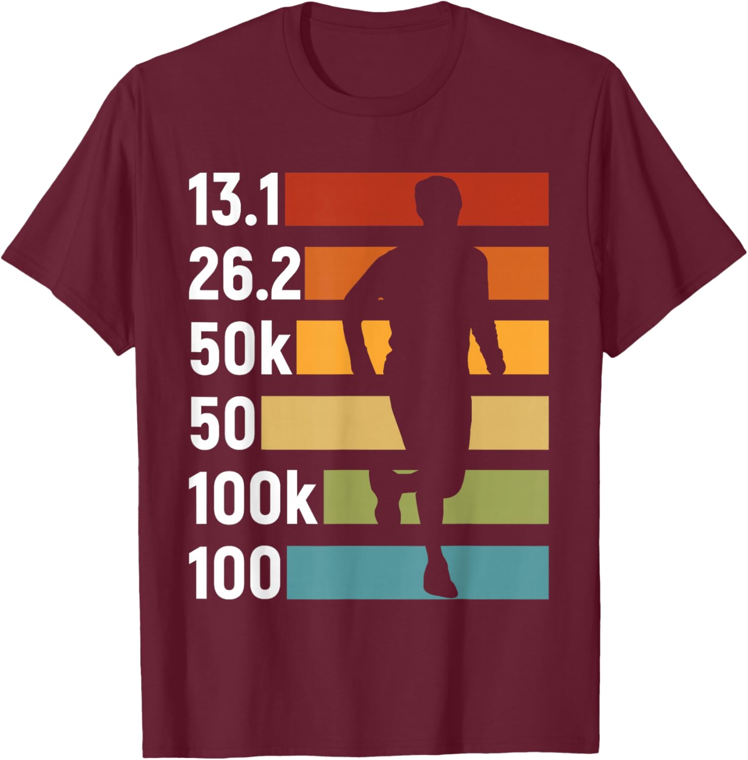 Ultramarathon Ultra Running Ultra Marathon Runner T-Shirt - T-Shirt | Maroon