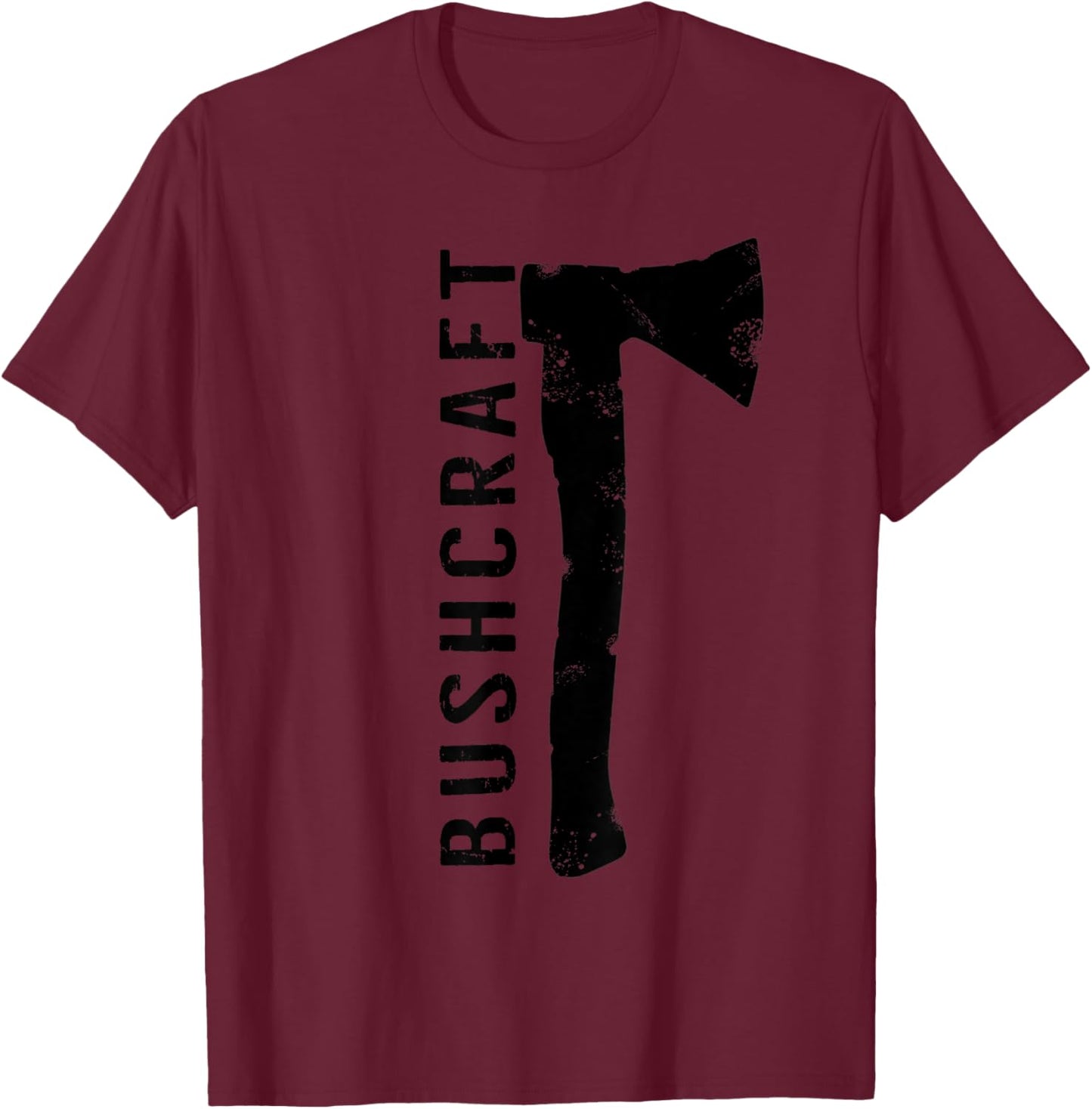 Bushcraft camping gift T-Shirt - T-Shirt | Maroon