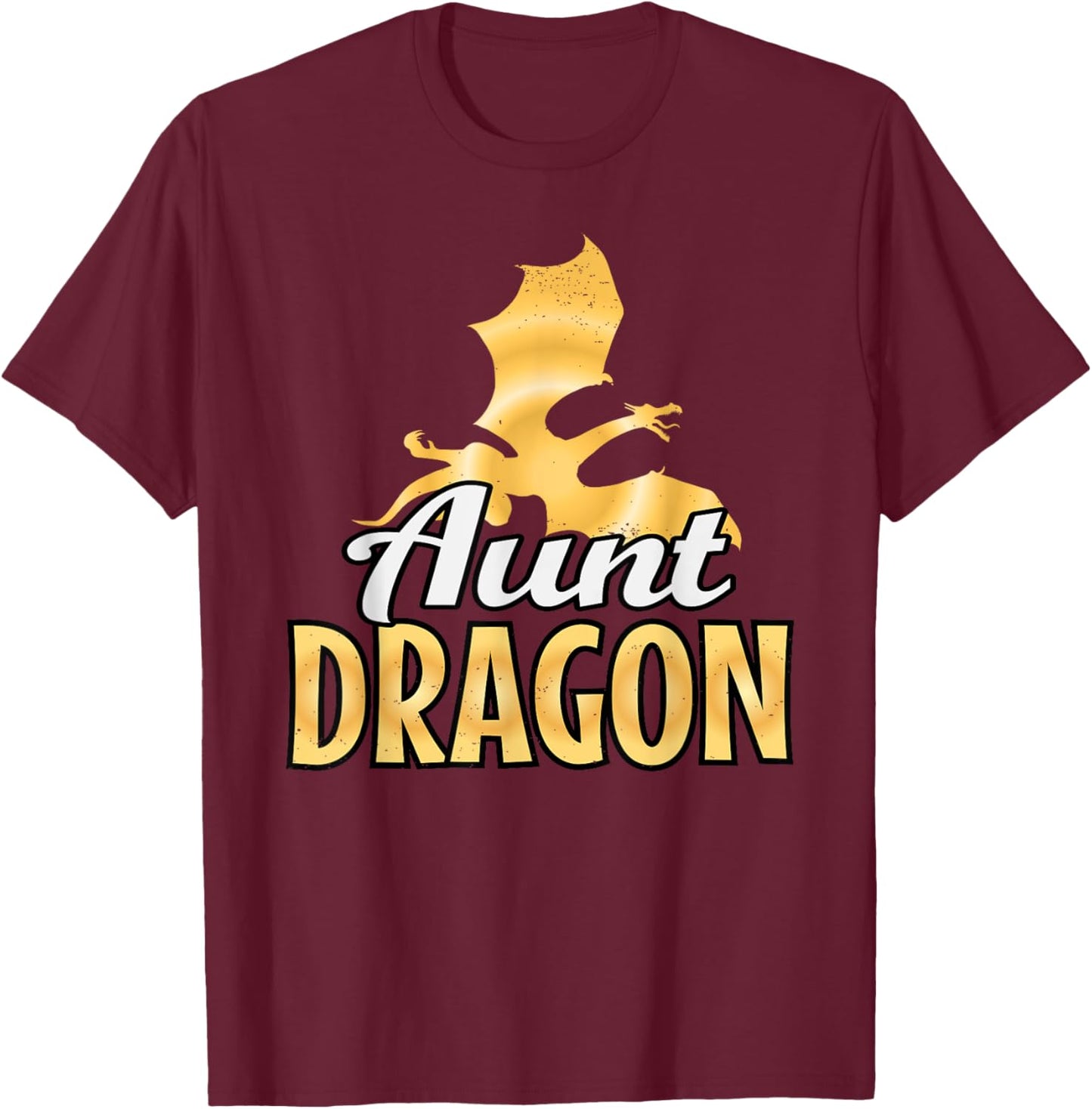 Aunt Dragon Lover T-Shirt - T-Shirt | Maroon