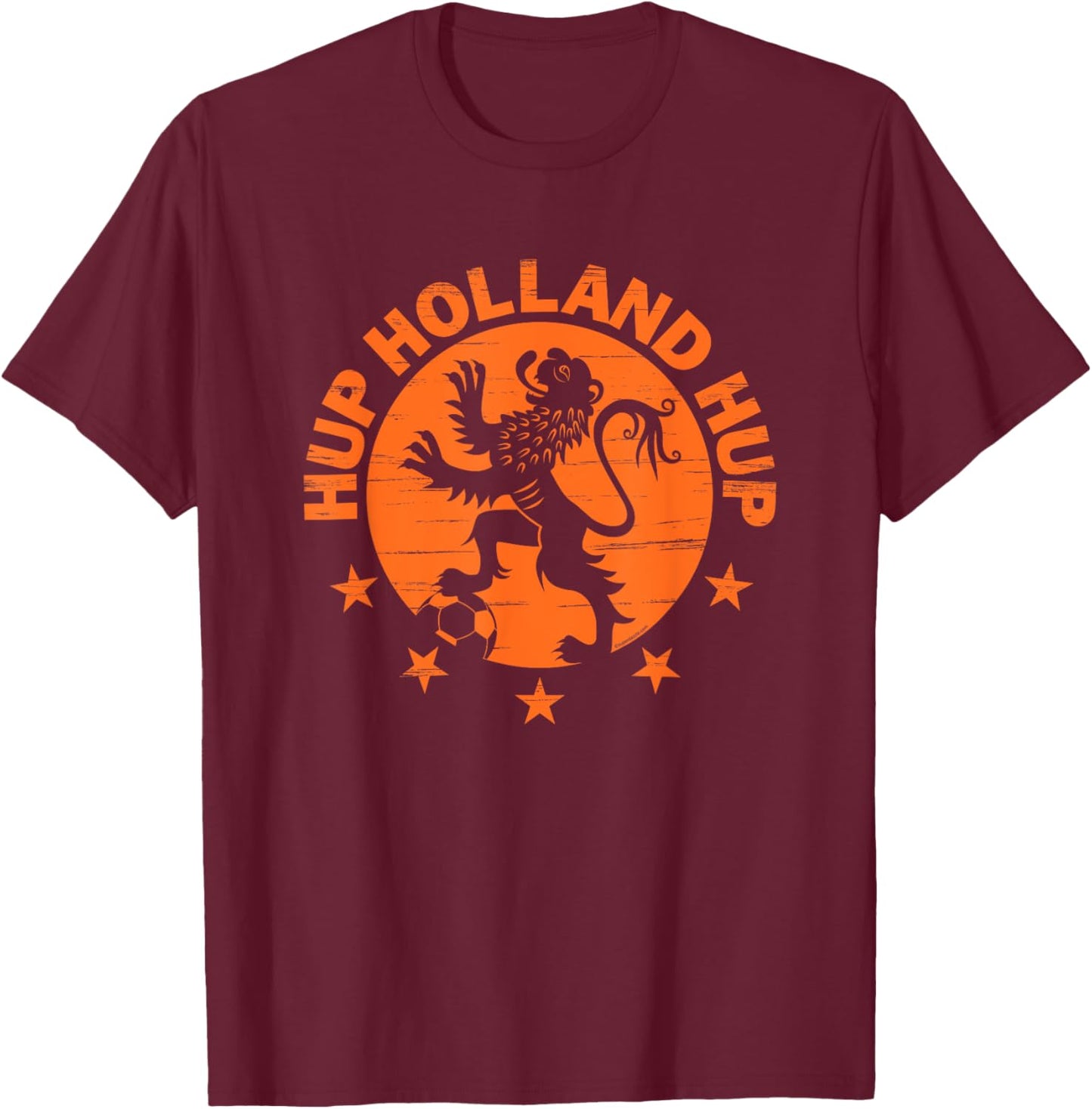 Netherlands Shirt Women Men Dutch Soccer Hup Holland Oranje T-Shirt - T-Shirt | Maroon
