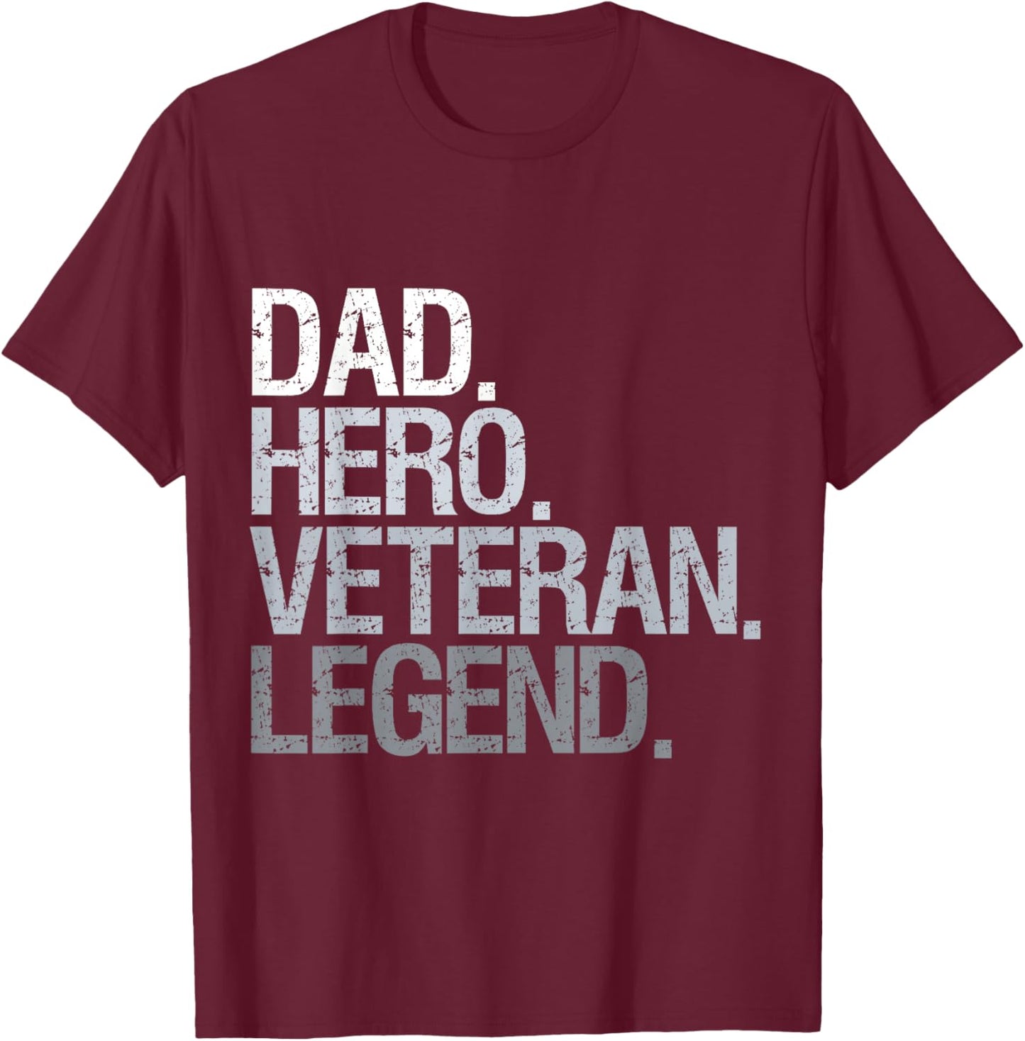 Veteran dad T-Shirt - T-Shirt | Maroon