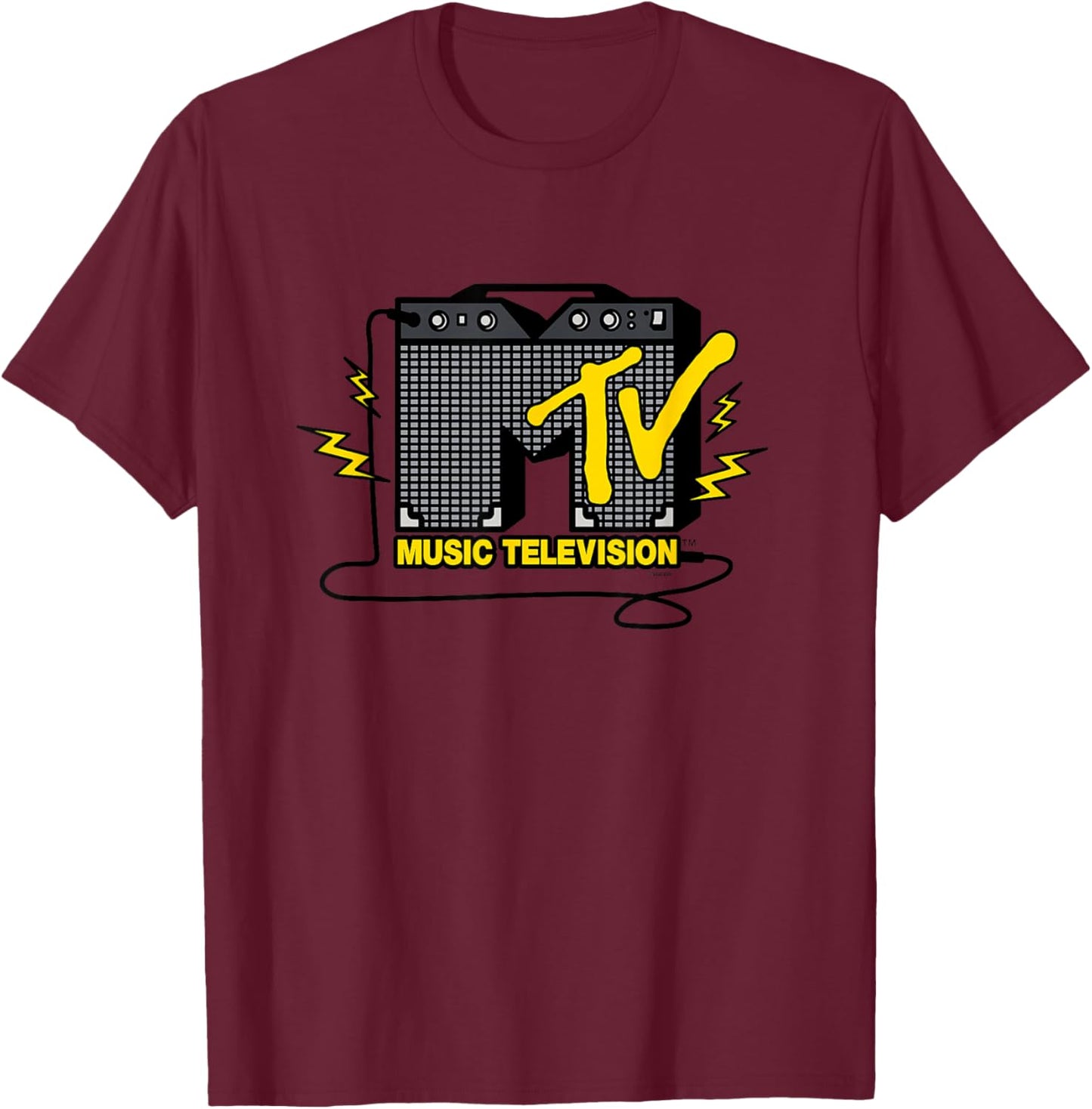 MTV - Amp Logo T-Shirt - T-Shirt | Maroon