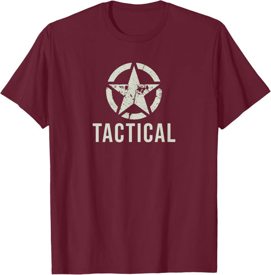 Army Shirts for Boys Military Shirts for Boys USA Tactical T-Shirt - T-Shirt | Maroon