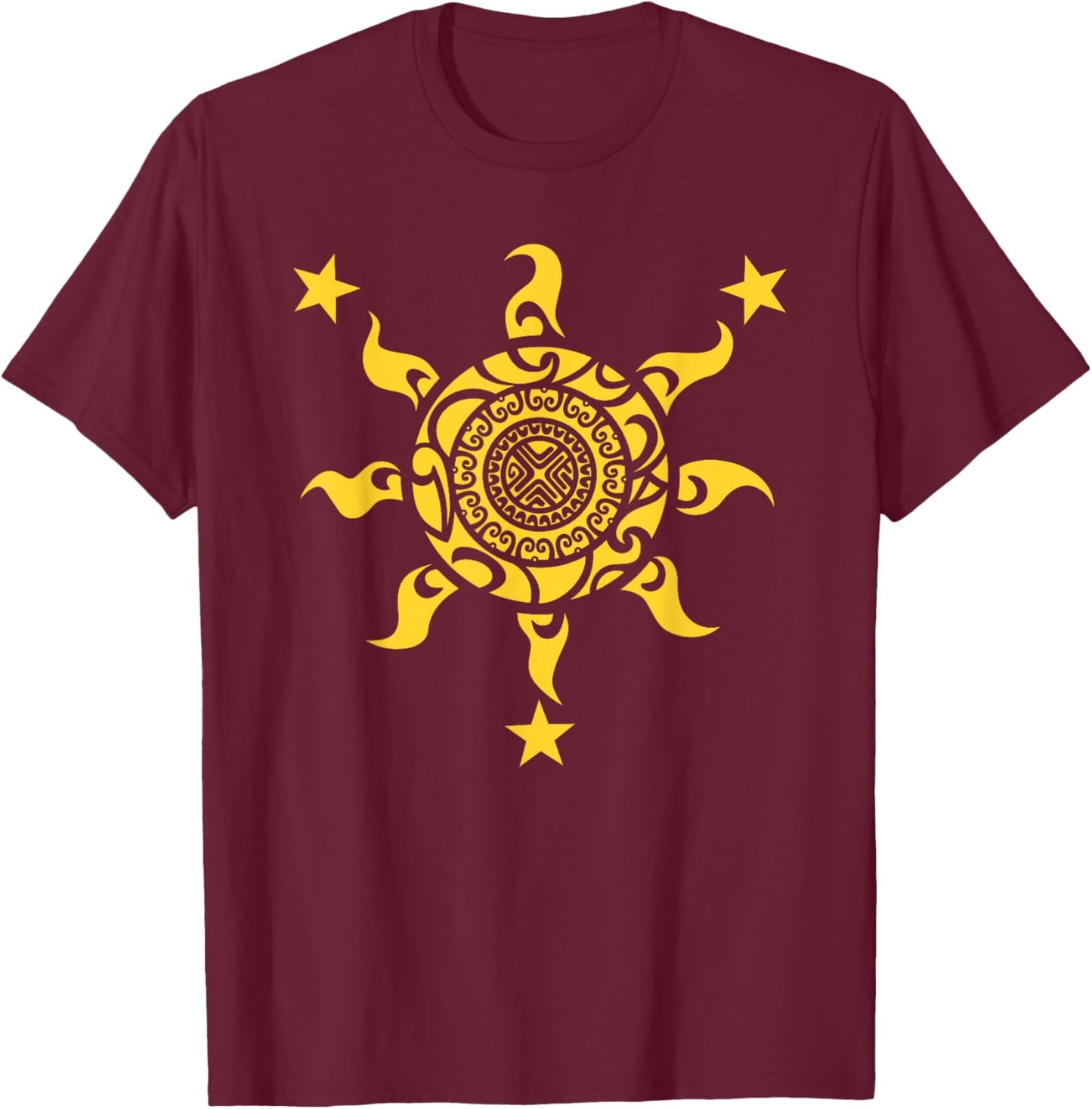 Filipino Flag Philippine Flag Filipino Tribal Graphic Shirt T-Shirt - T-Shirt | Maroon
