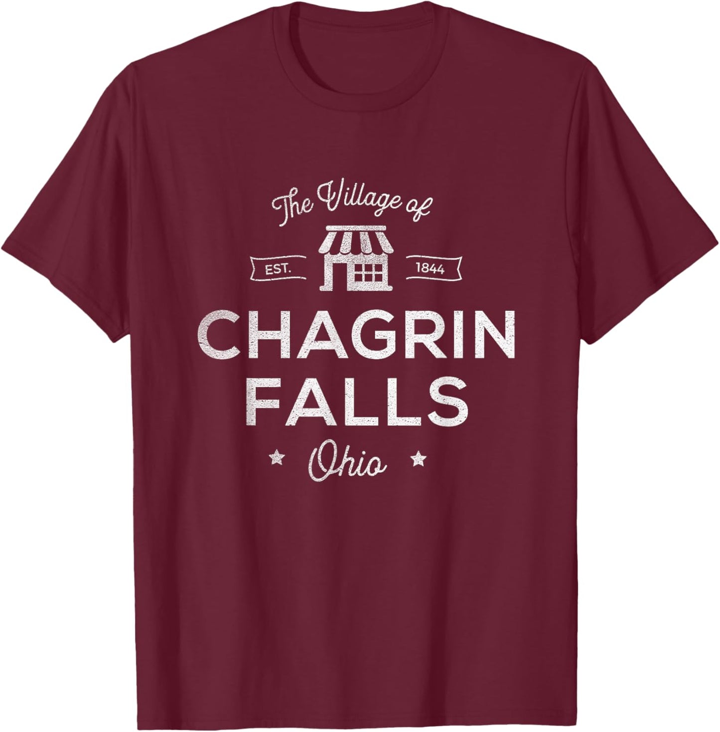 Chagrin Falls Ohio T-Shirt - T-Shirt | Maroon