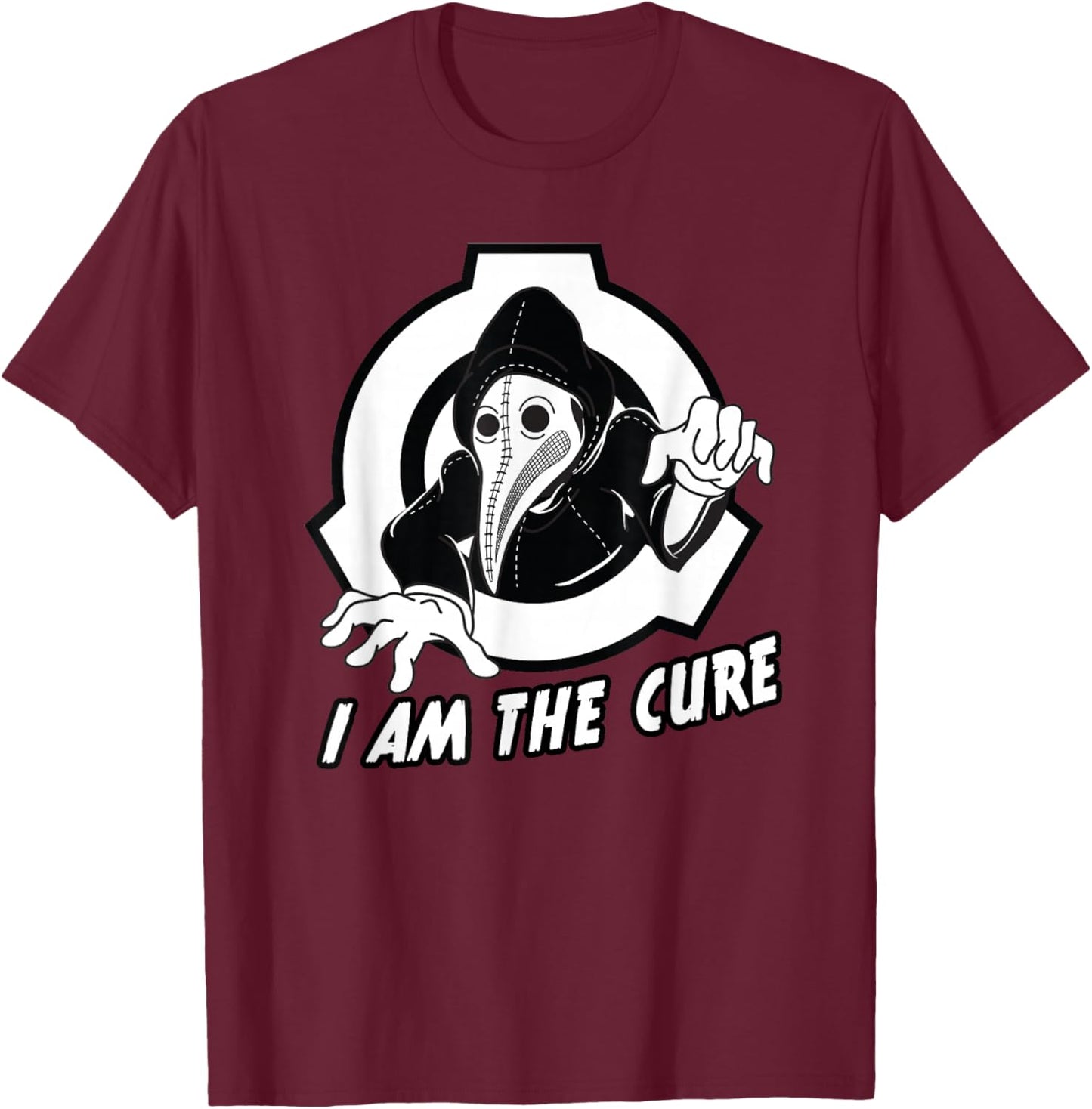 SCP Foundation SCP-049 Plague doctor T-Shirt - T-Shirt | Maroon