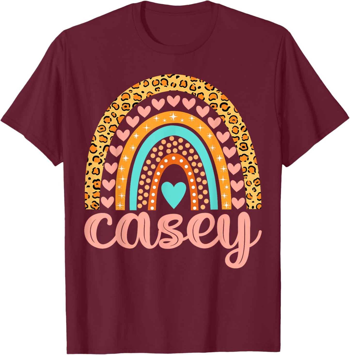 Casey Casey Name Birthday Shirt Gift T-Shirt - T-Shirt | Maroon