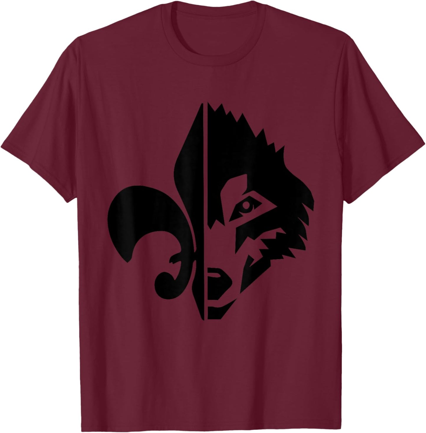 Scout Wolf for Wolf T-Shirt - T-Shirt | Maroon