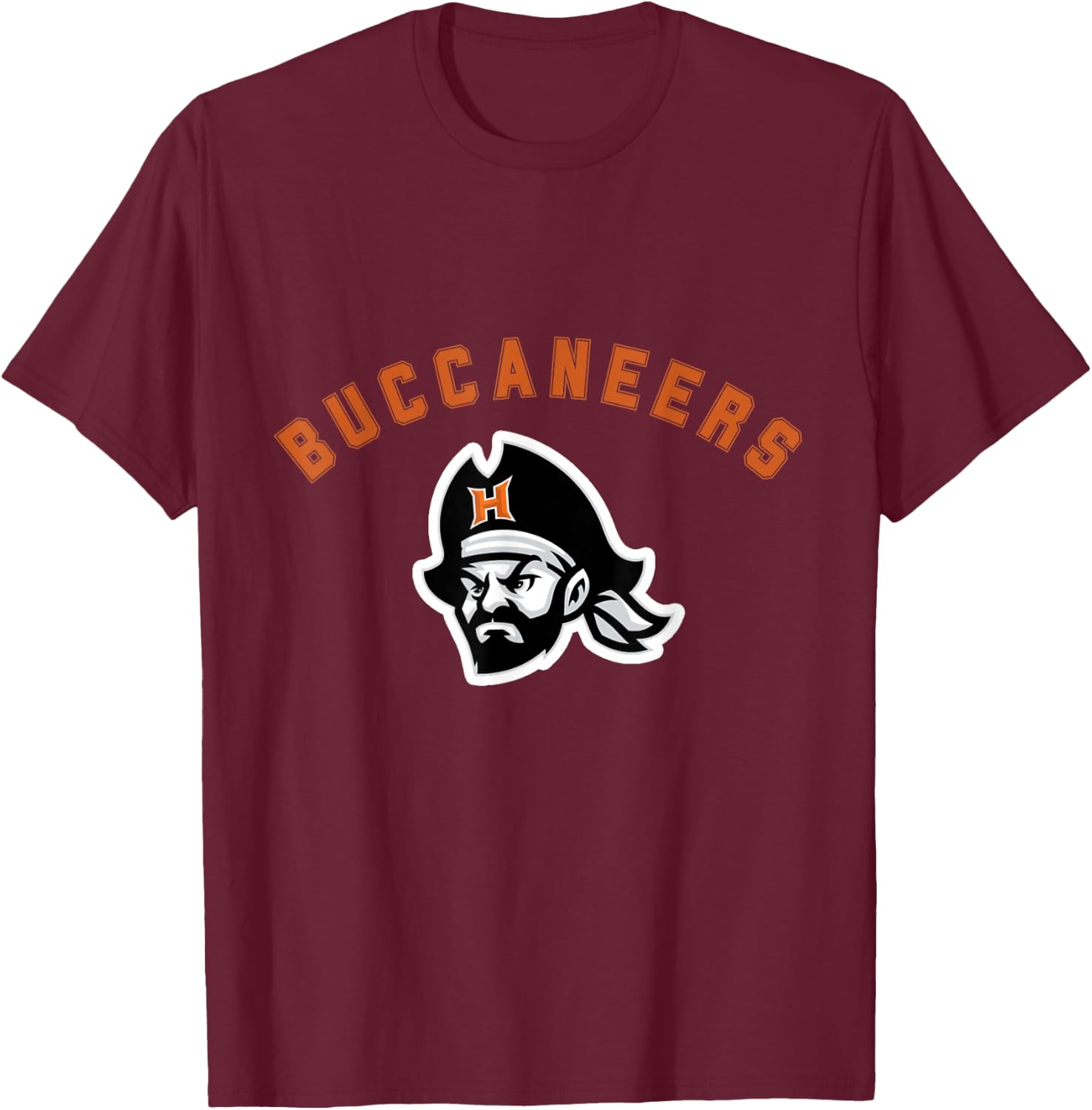 Hoover High Buccaneers Spirit Wear T-Shirt - T-Shirt | Maroon