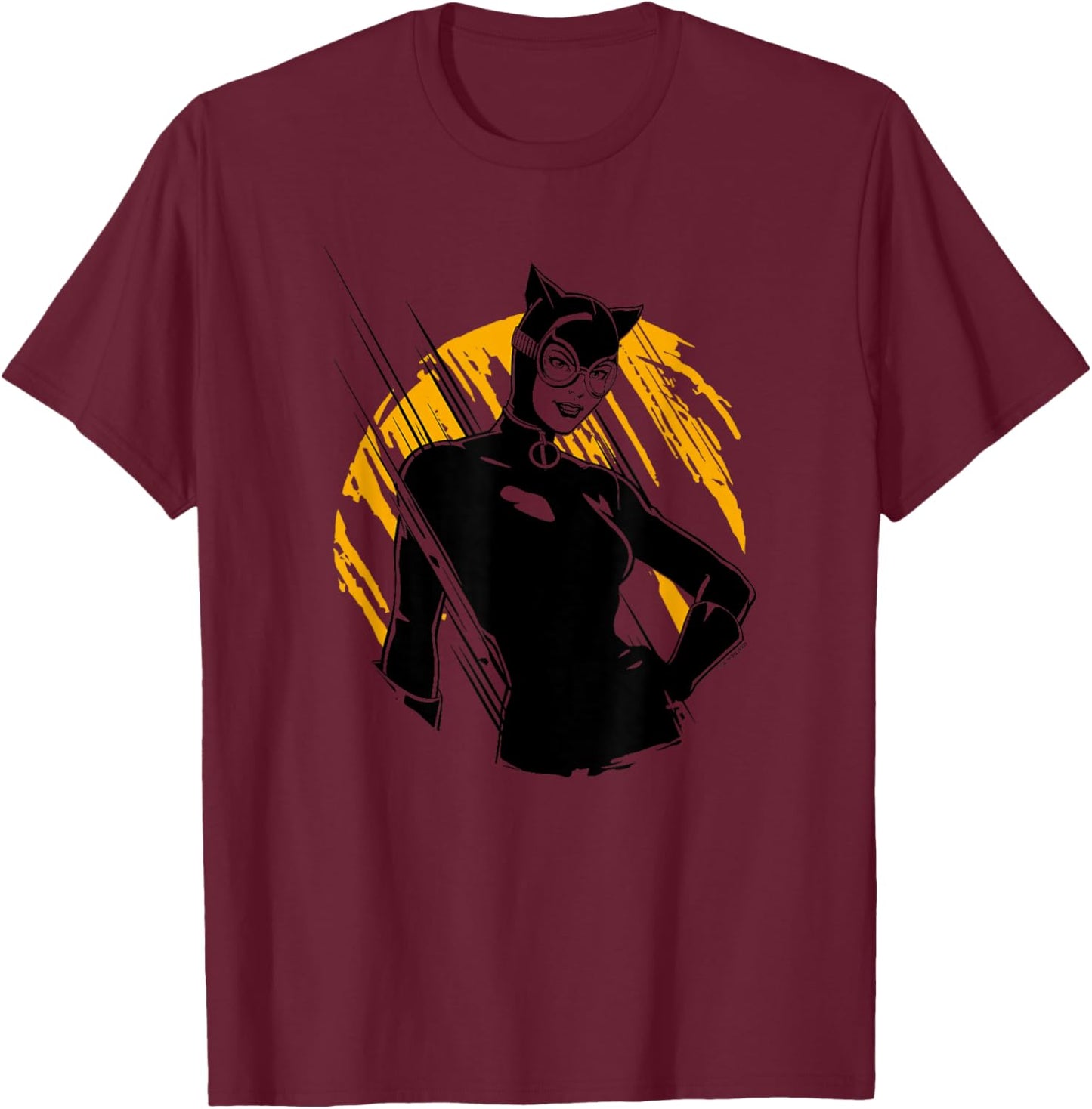 DC Comics Batman Catwoman Icon Poster T-Shirt - T-Shirt | Maroon