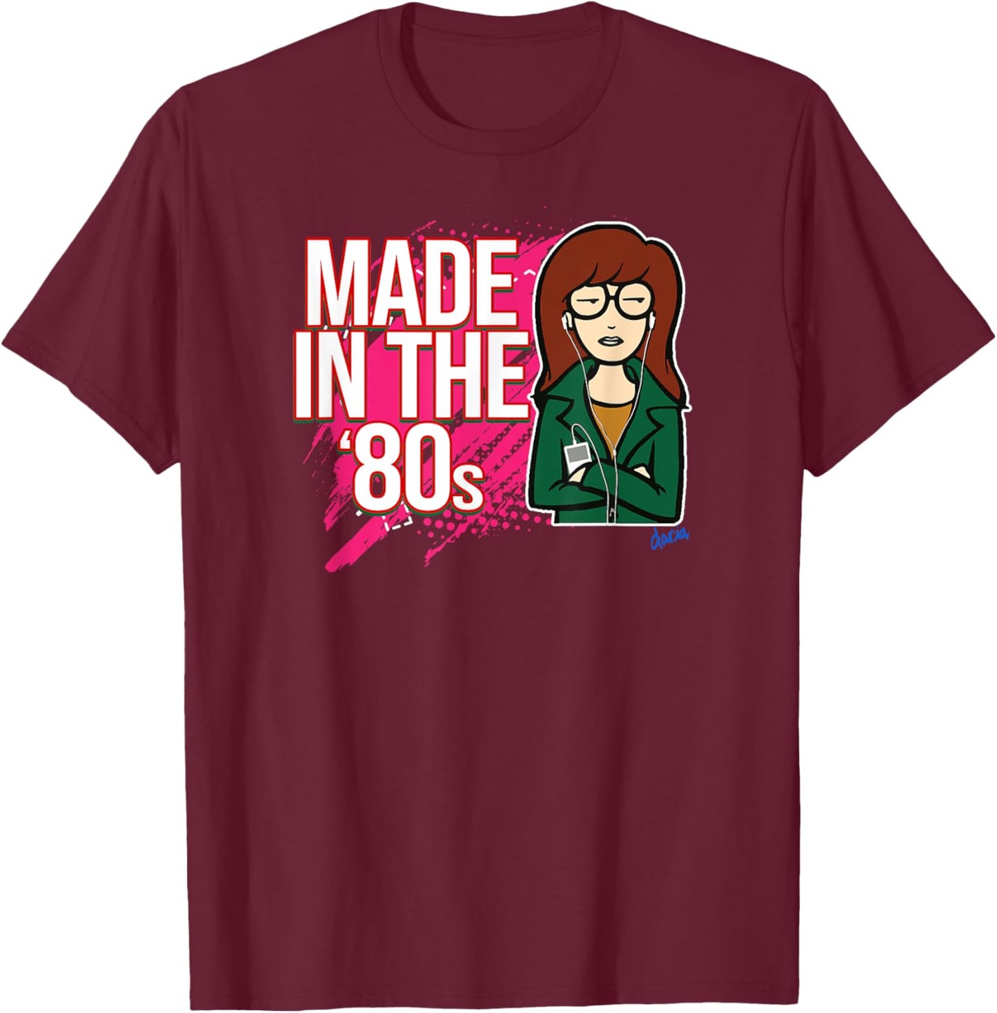 Mademark x Daria - Made in the 80s T-Shirt - T-Shirt | Maroon