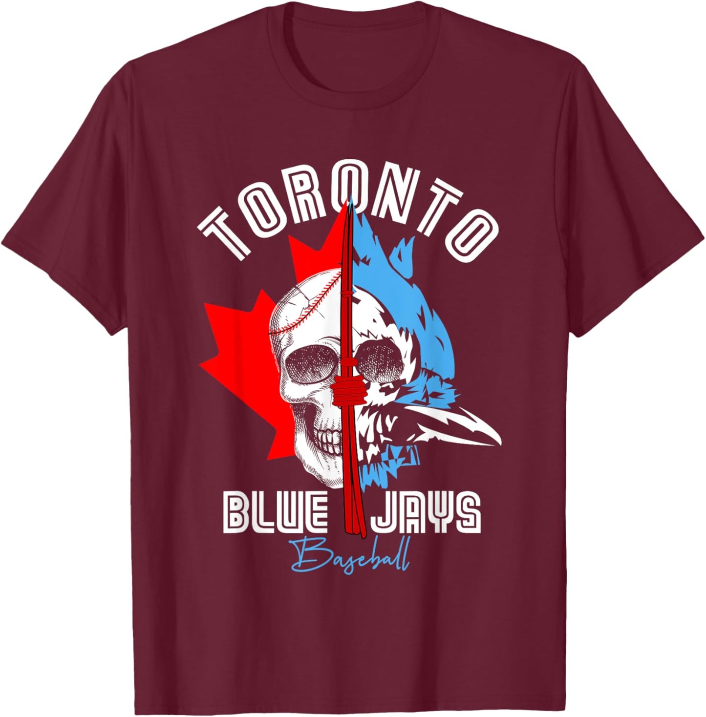 Lover Blue Birds Jays Gift Winner Halloween Holiday T-Shirt - T-Shirt | Maroon