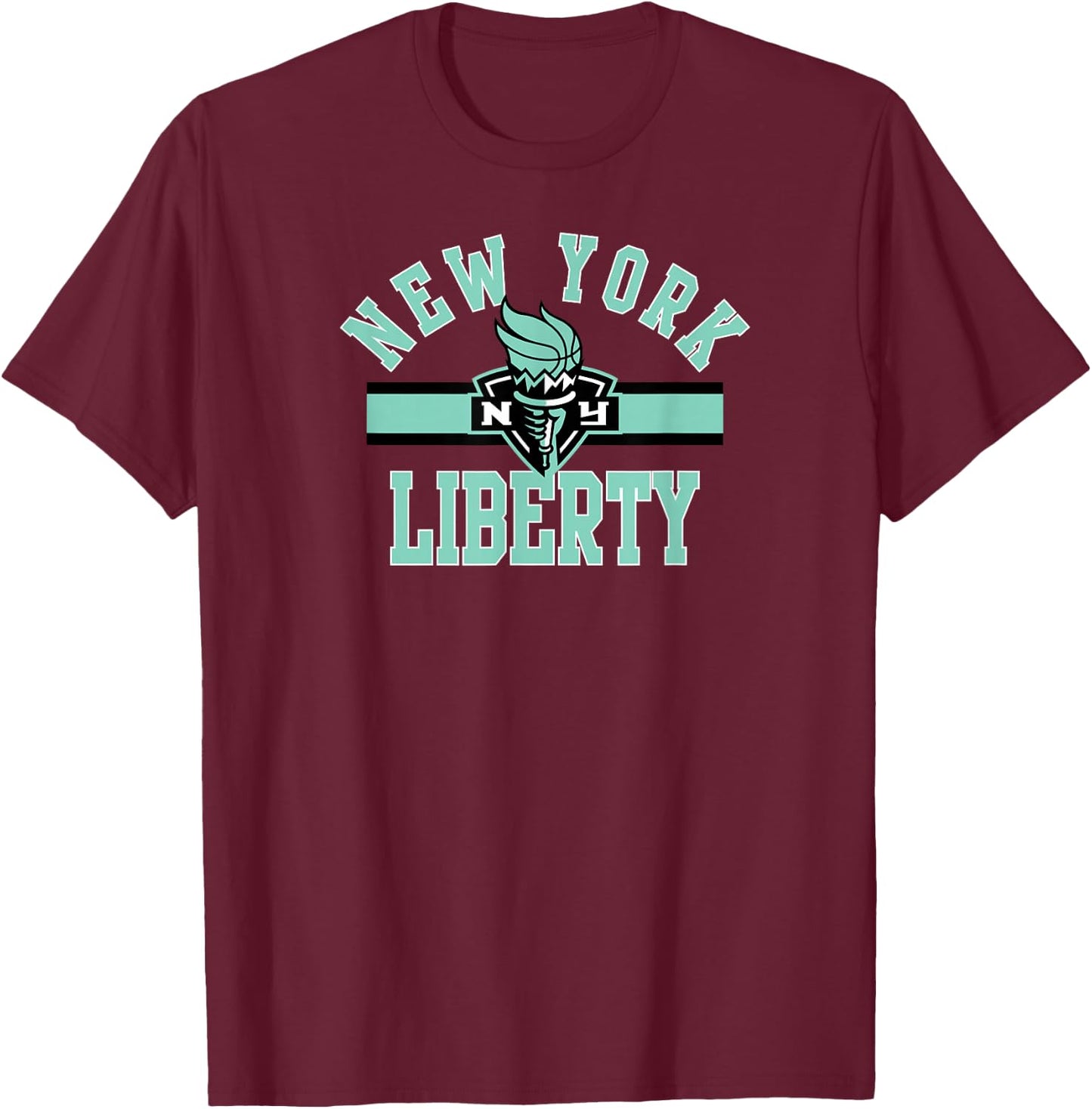 WNBA New York Liberty Downtown T-Shirt - T-Shirt | Maroon