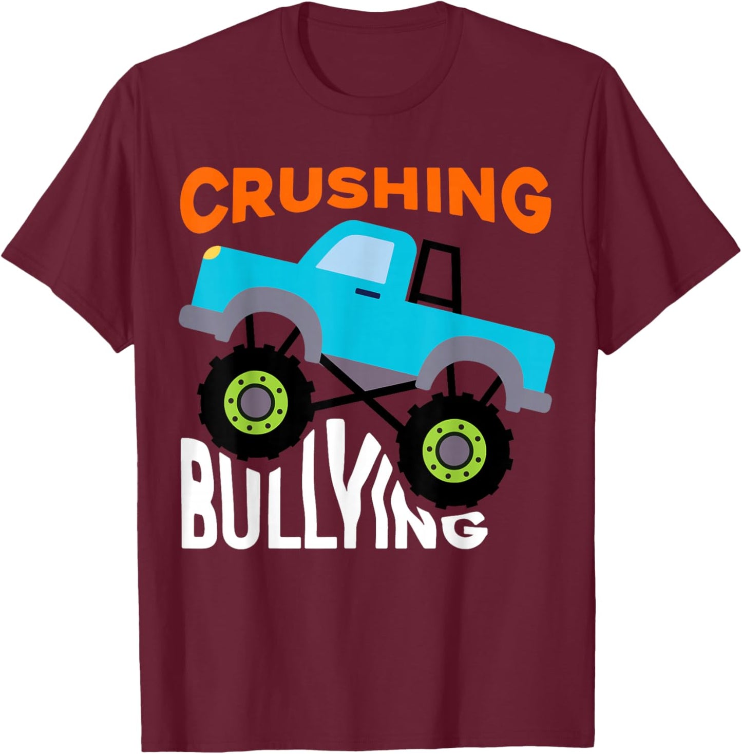 Boys Blue Anti Bullying Be A Friend Not A Bully Prevention T-Shirt - T-Shirt | Maroon