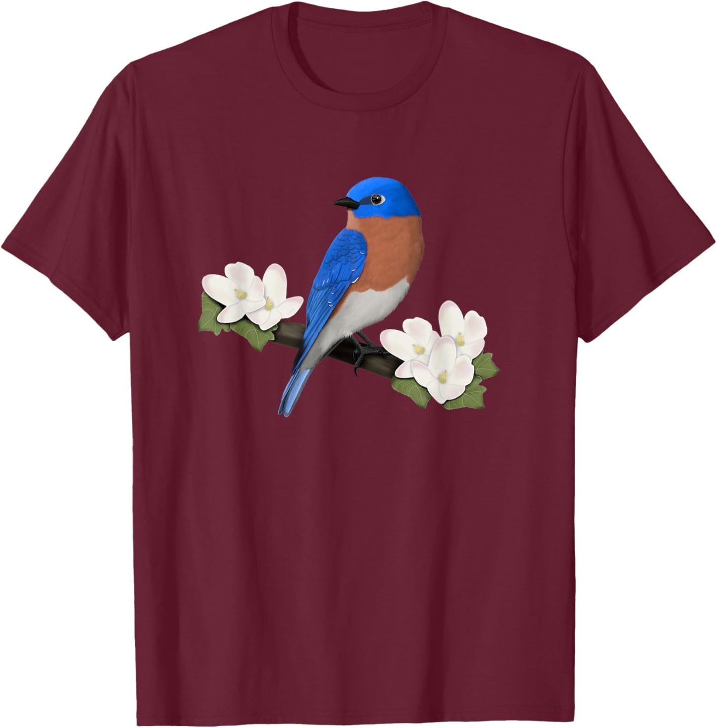 Hüttensänger Bird Friend Bird Watcher Garden Bird T-Shirt - T-Shirt | Maroon