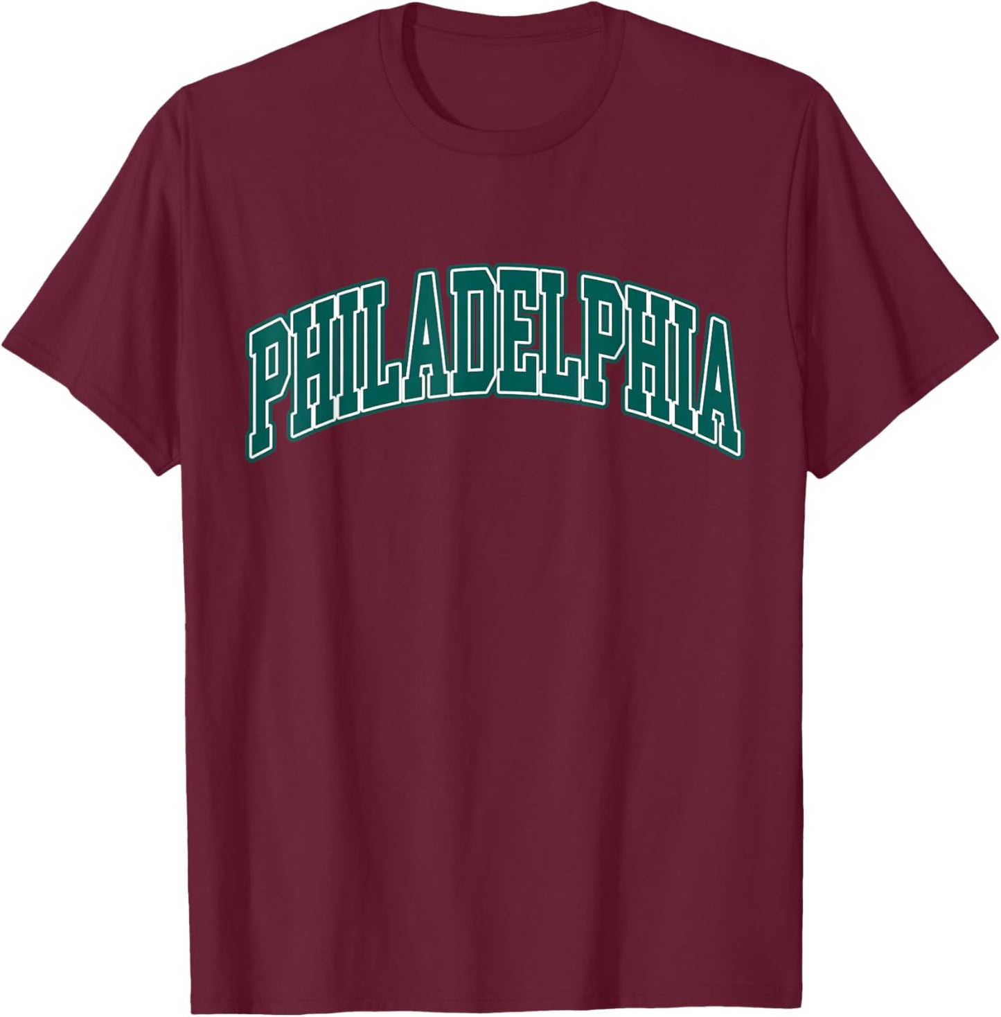 Philadelphia - Throwback Design - Classic T-Shirt - T-Shirt | Maroon