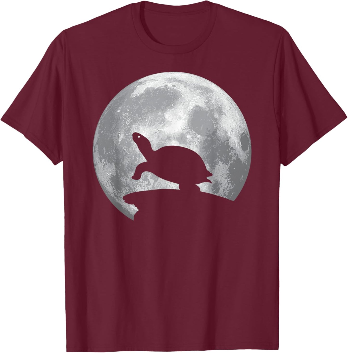 PAINTED TURTLE And Moon Vintage Halloween Costume T-Shirt - T-Shirt | Maroon
