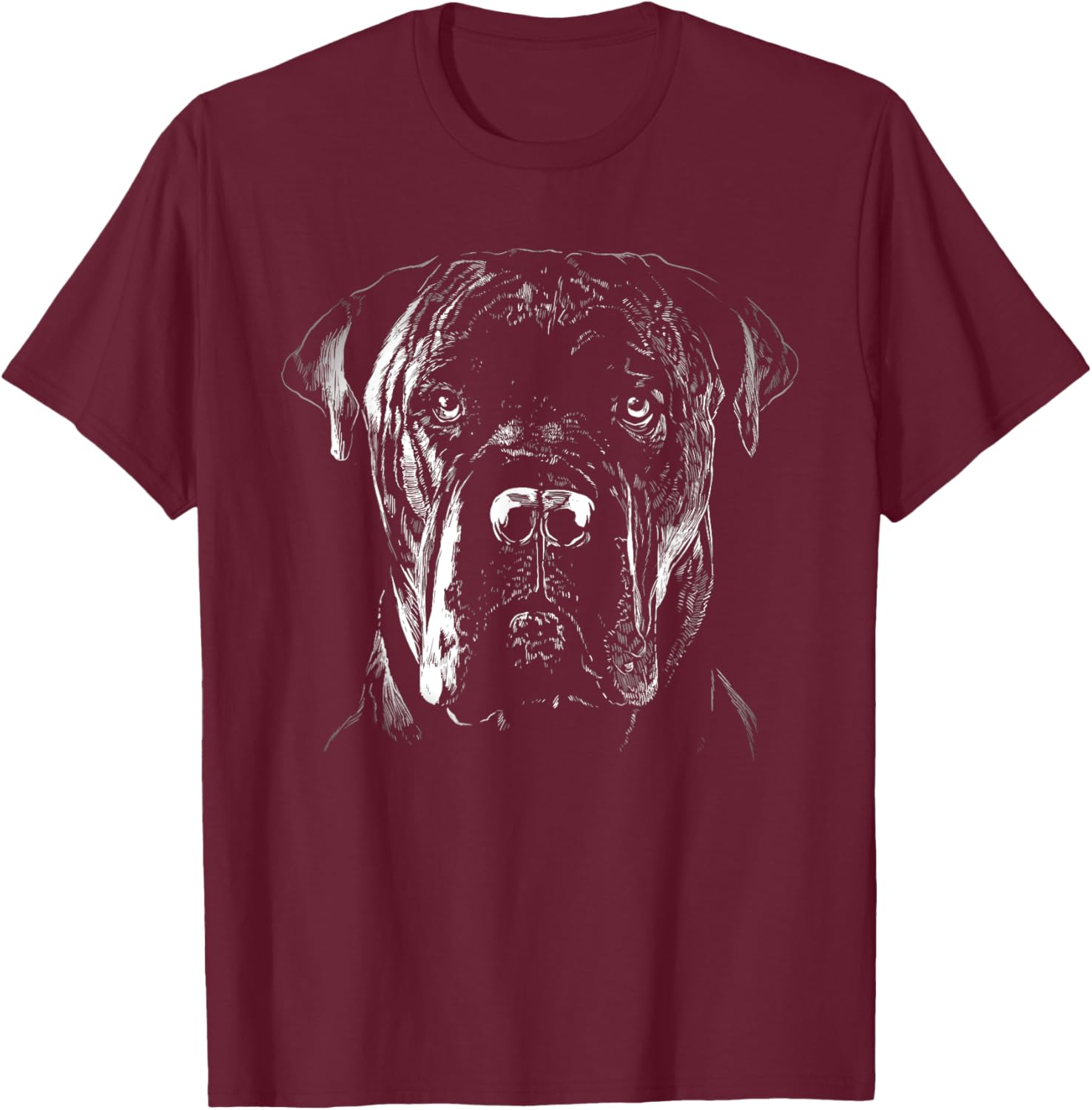 Cane Corso Italiano Pet Dog Lover Women Girls Kids T-Shirt - T-Shirt | Maroon