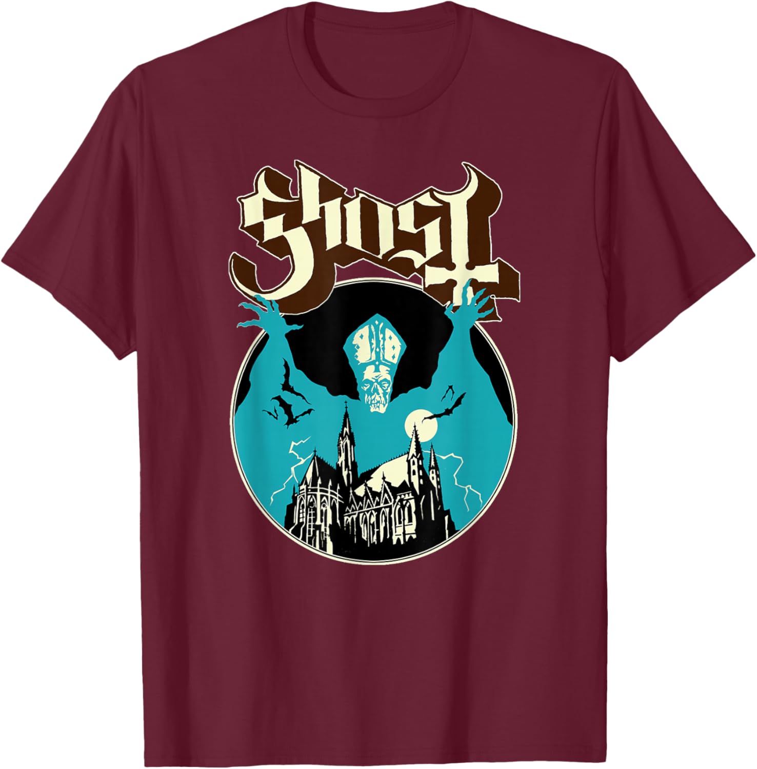 Ghost - Opus T-Shirt - T-Shirt | Maroon