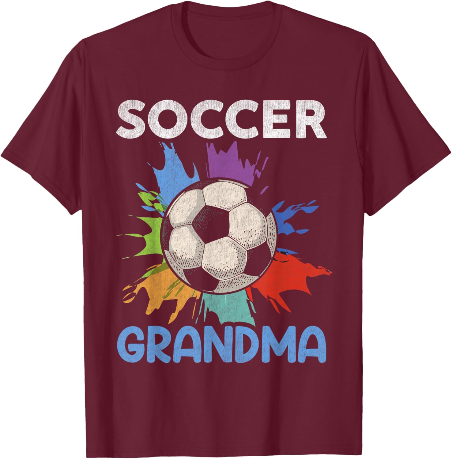 Soccer Grandma T-Shirt - T-Shirt | Maroon