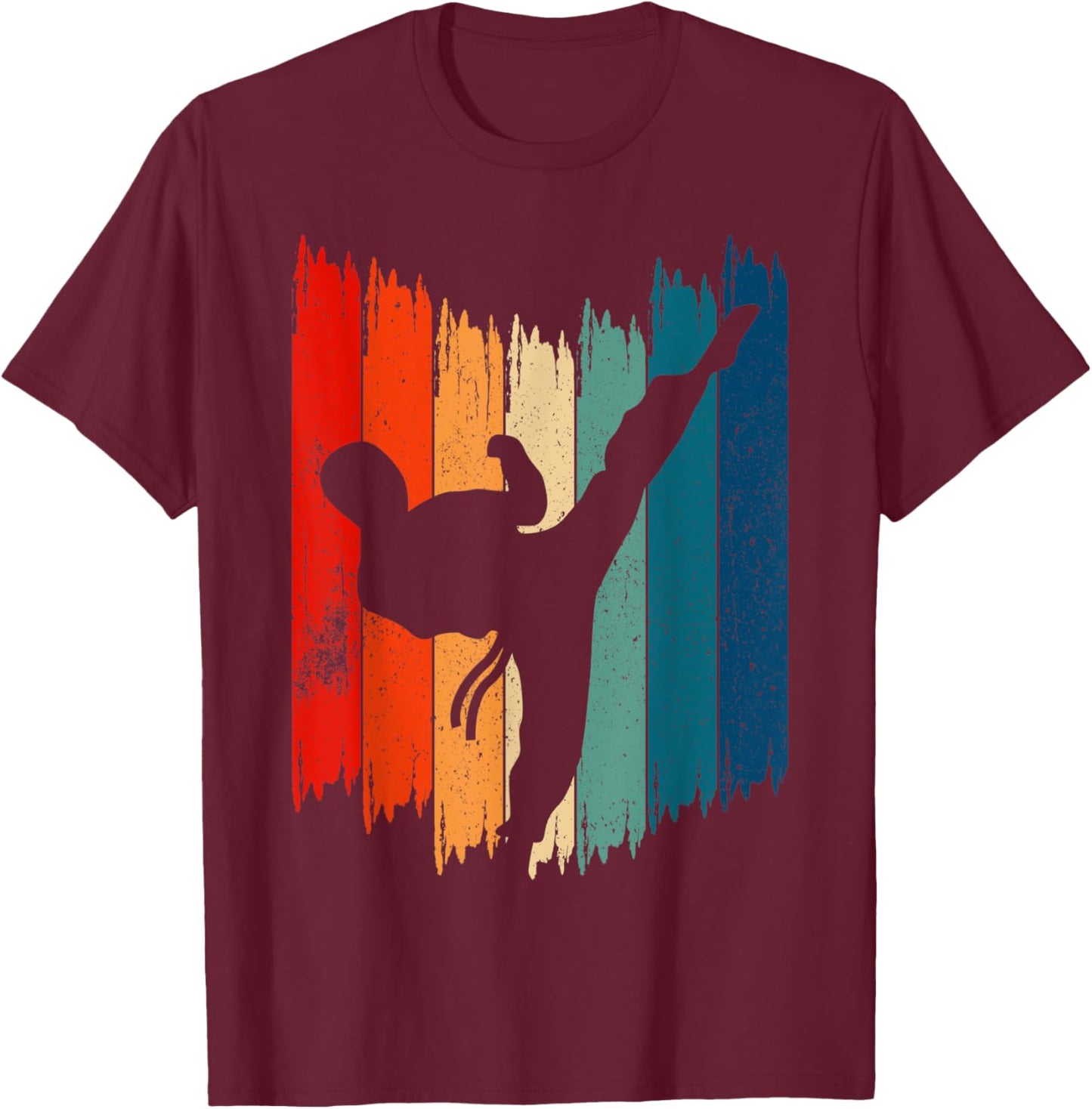 Taekwondo Fighter Taekwondo T-Shirt - T-Shirt | Maroon