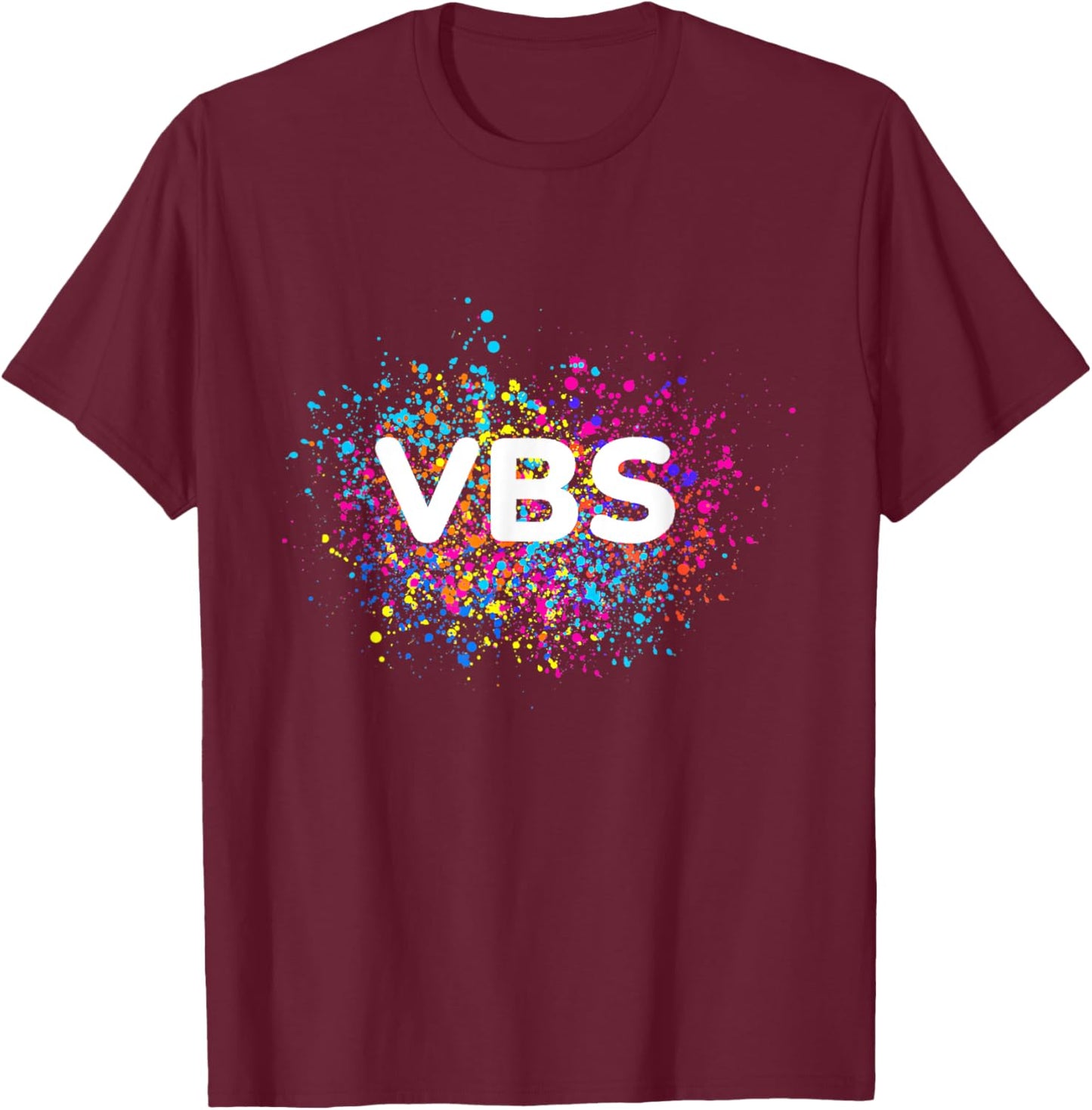 VBS 2025 Shirt I Love Vacation Bible School Church Jesus T-Shirt - T-Shirt | Maroon