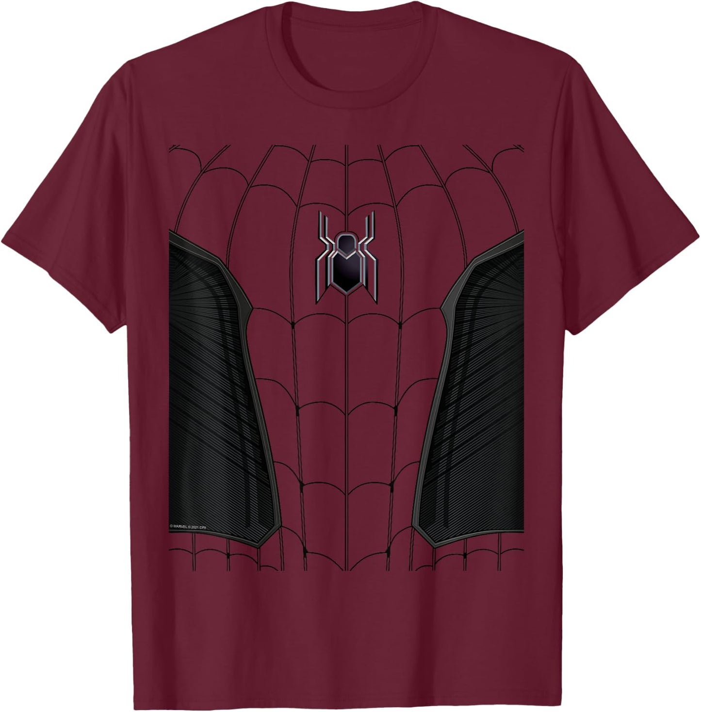 Marvel Spider-Man: No Way Home Spidey Suit Costume T-Shirt - T-Shirt | Maroon