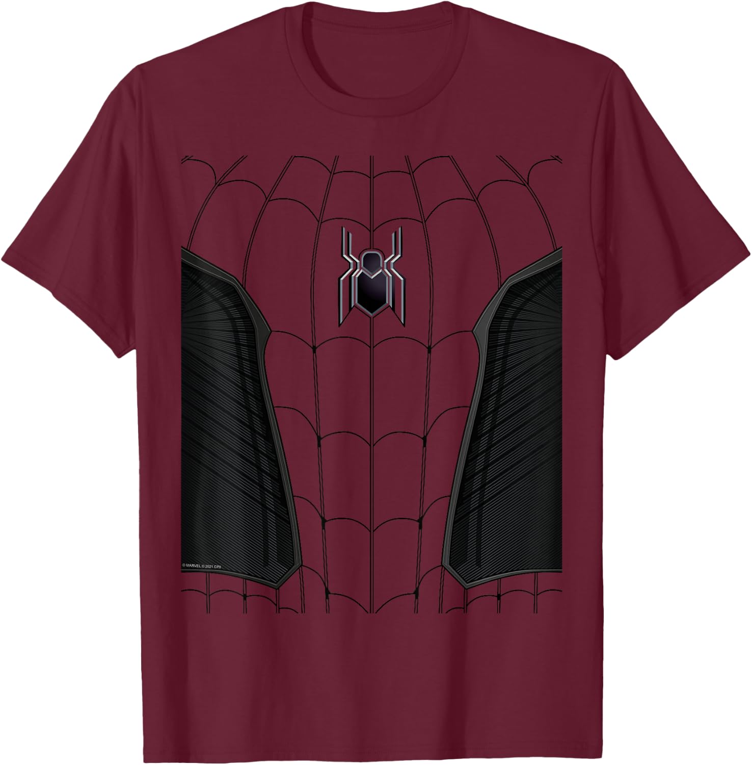Marvel Spider-Man: No Way Home Spidey Suit Costume T-Shirt - T-Shirt | Maroon