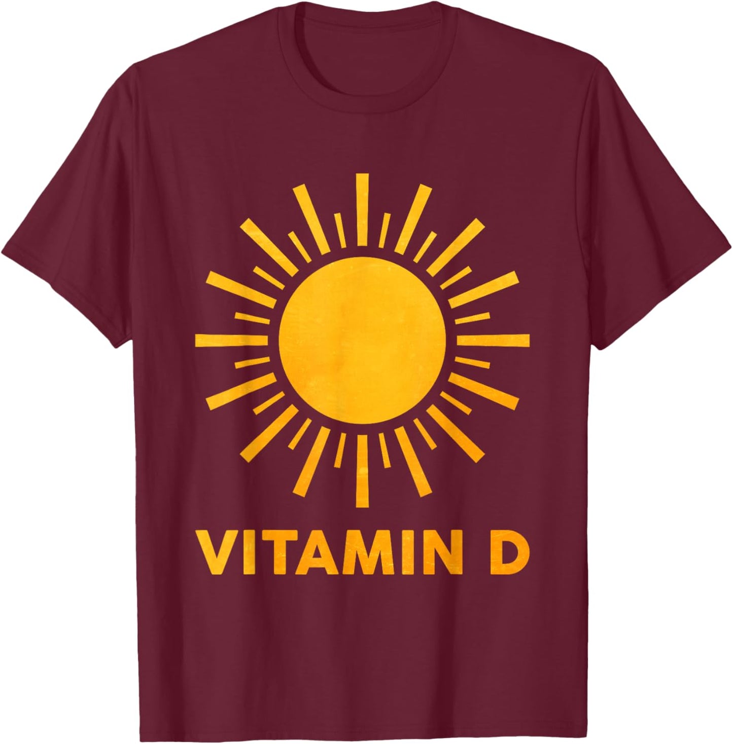 Sun Vitamin D T-Shirt - T-Shirt | Maroon