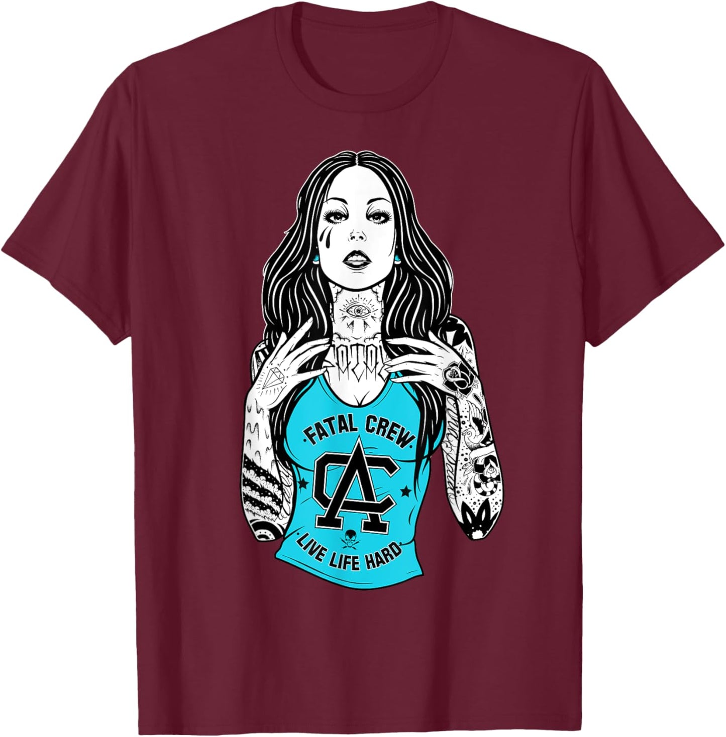 Up Front T-Shirt - T-Shirt | Maroon