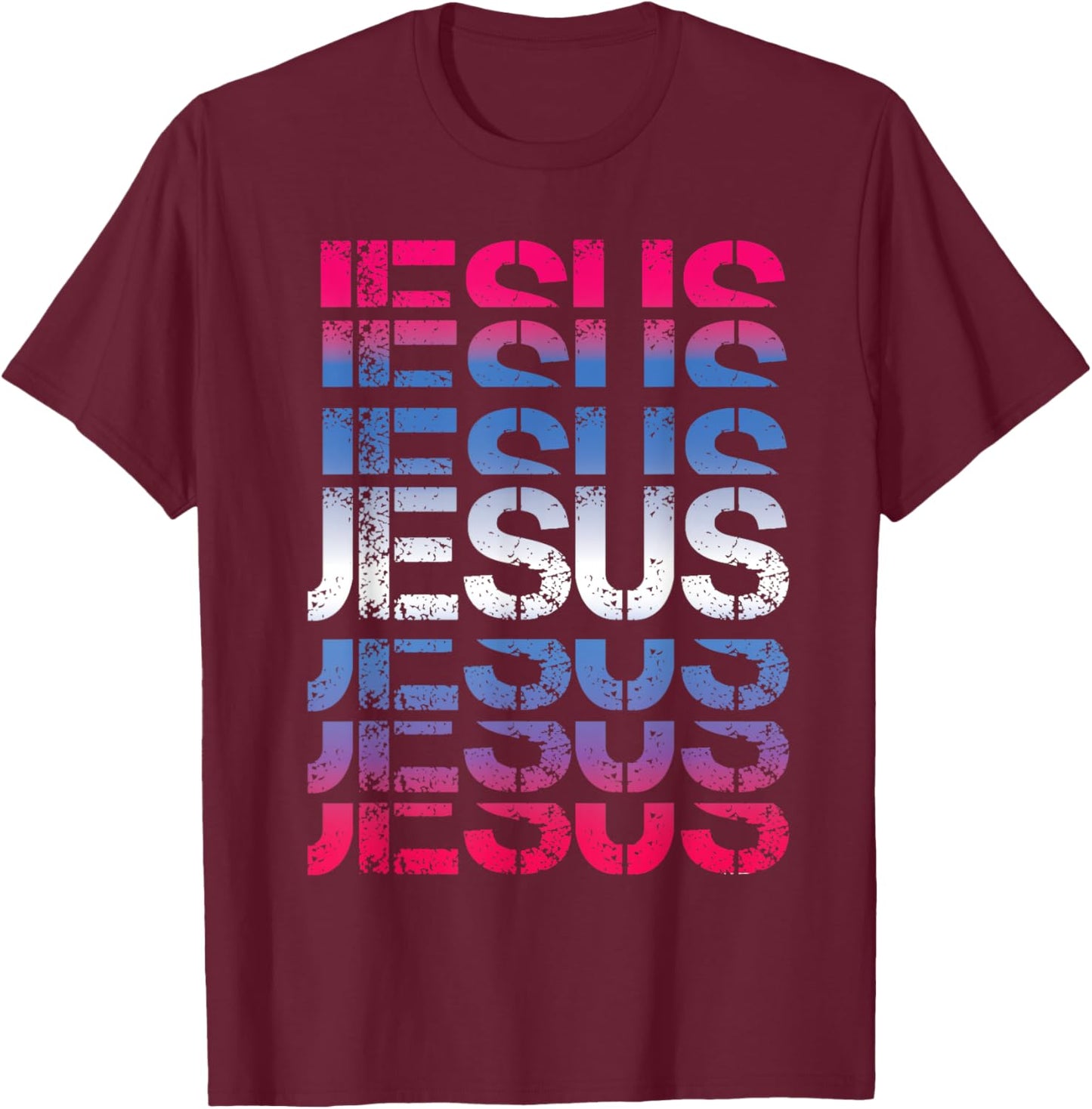 Jesus Christian Follower T-Shirt - T-Shirt | Maroon