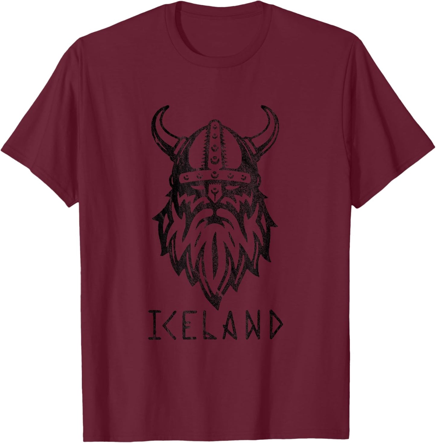 Viking of Iceland Shirt T-Shirt - T-Shirt | Maroon