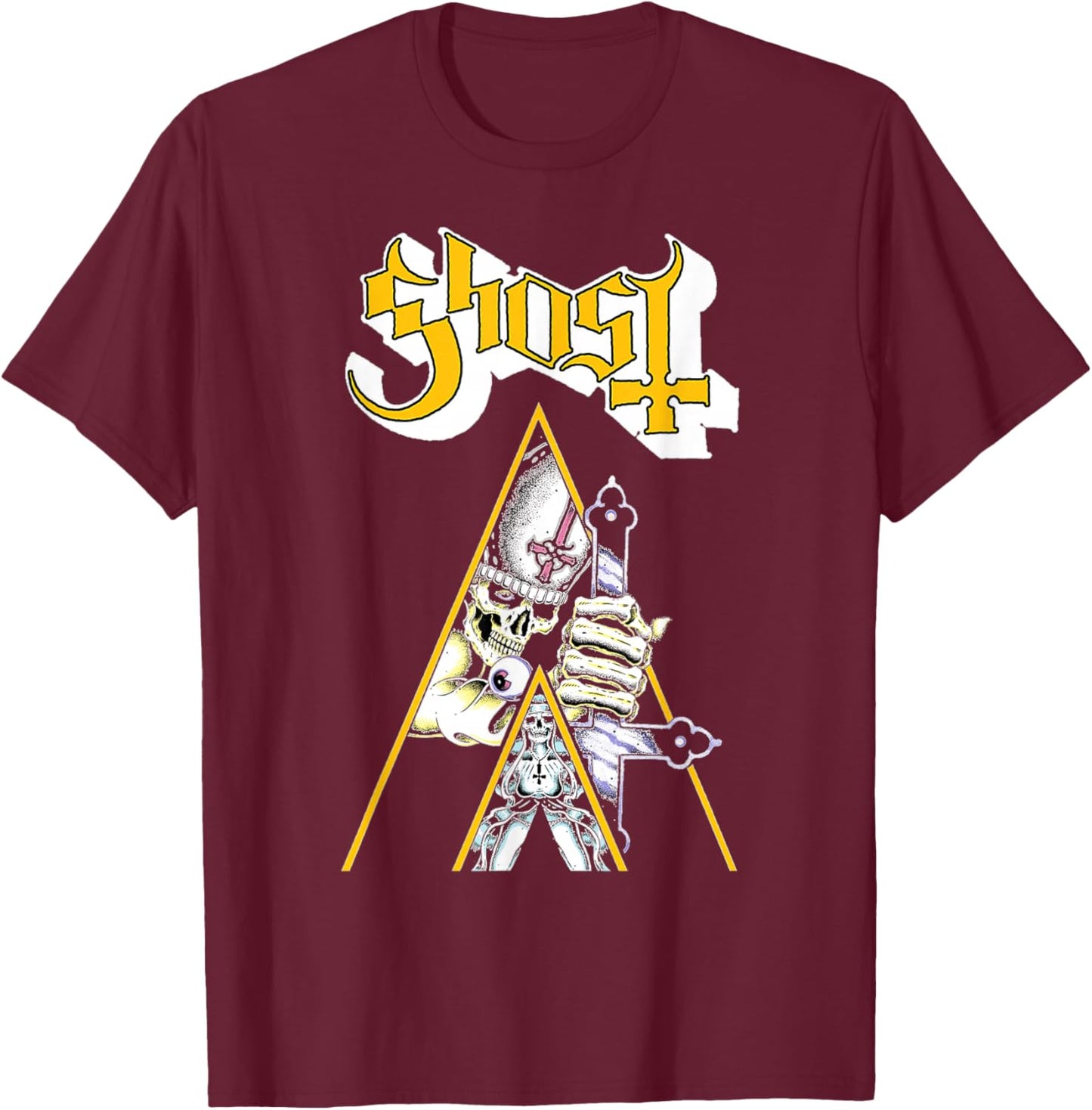 Ghost – Clockwork T-Shirt - T-Shirt | Maroon