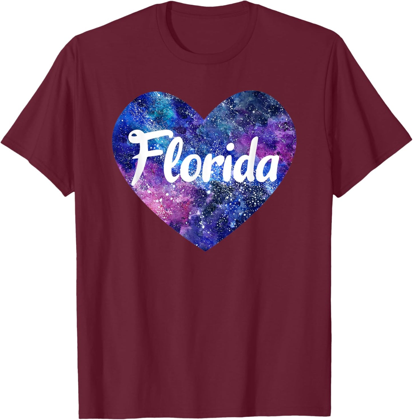 I Love Florida T-Shirt - T-Shirt | Maroon