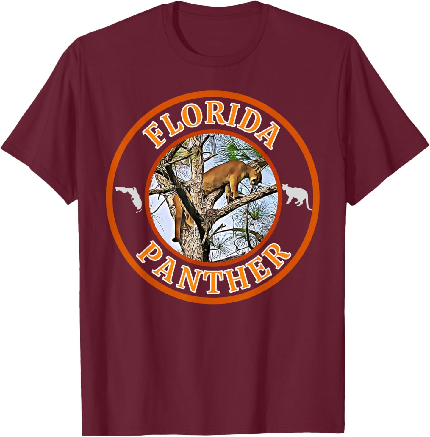 Florida Panther T-Shirt - T-Shirt | Maroon
