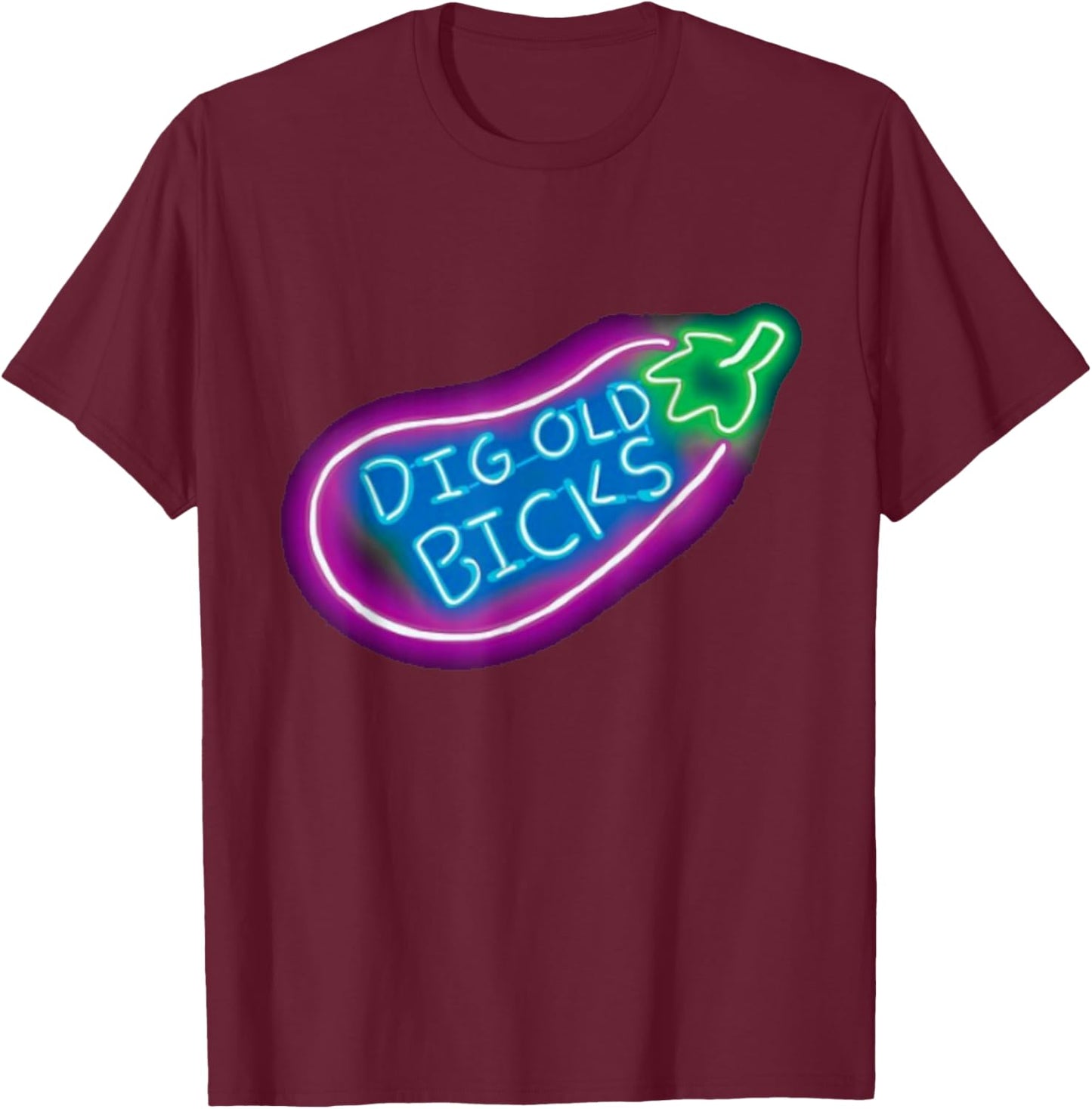 Dig Old Bicks Solar Opposites Funny Meme Gag T-Shirt - T-Shirt | Maroon